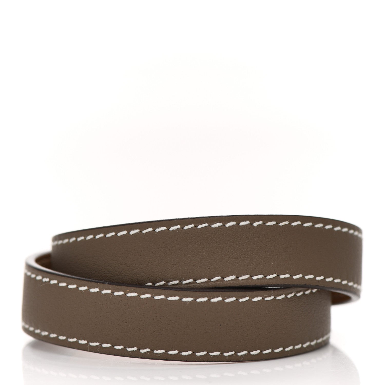 Hermes Swift Kelly Double Tour Bracelet T2 Etoupe 2 of 4