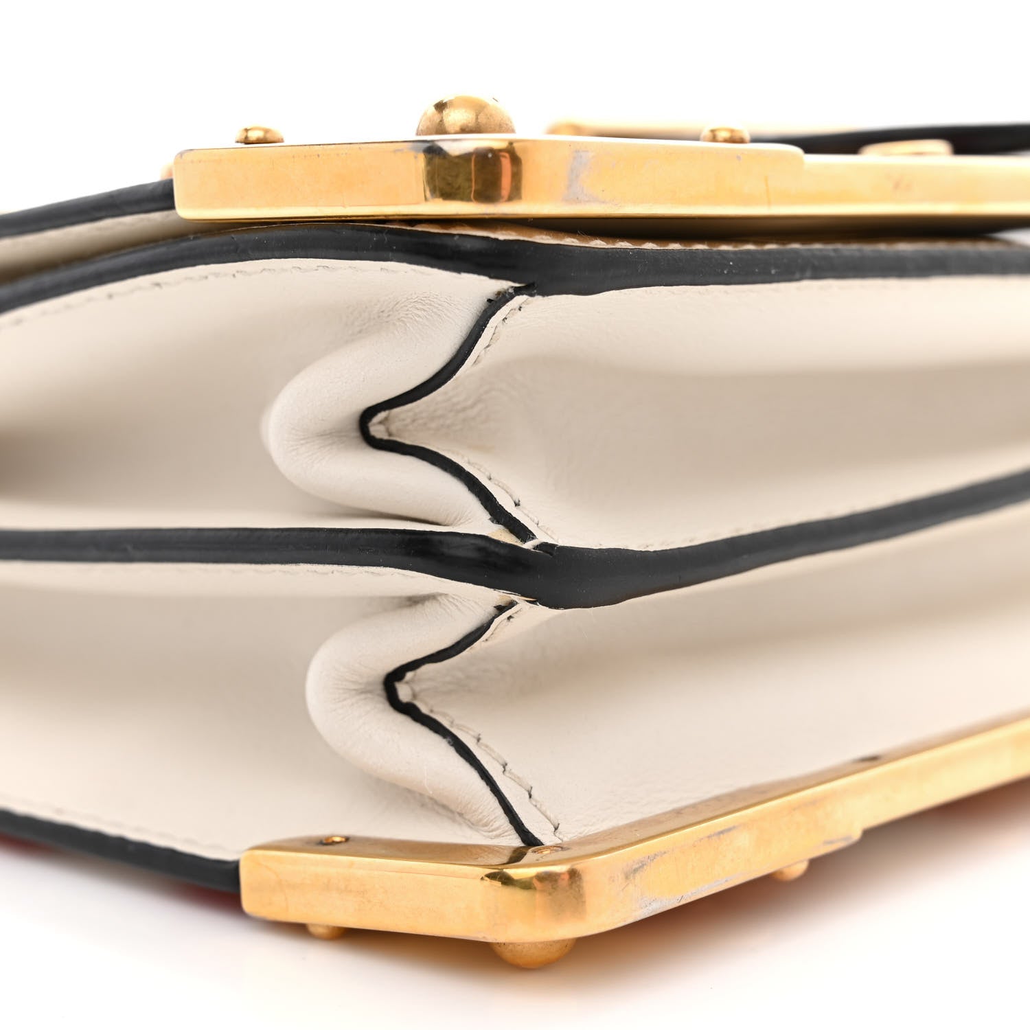 Prada City Calf Saffiano Studded Cahier Bag Blue Fuoco 9 of 16