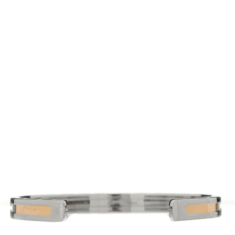18K Rose Gold Stainless Steel B.Zero1 Cuff Bracelet S
