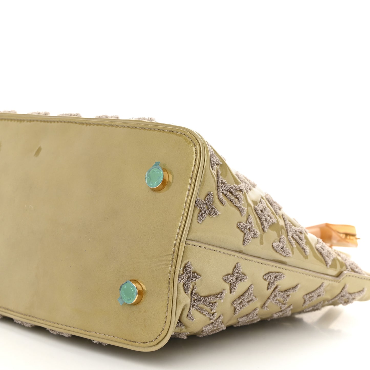 Patent Lambskin Fascination Lockit Gris