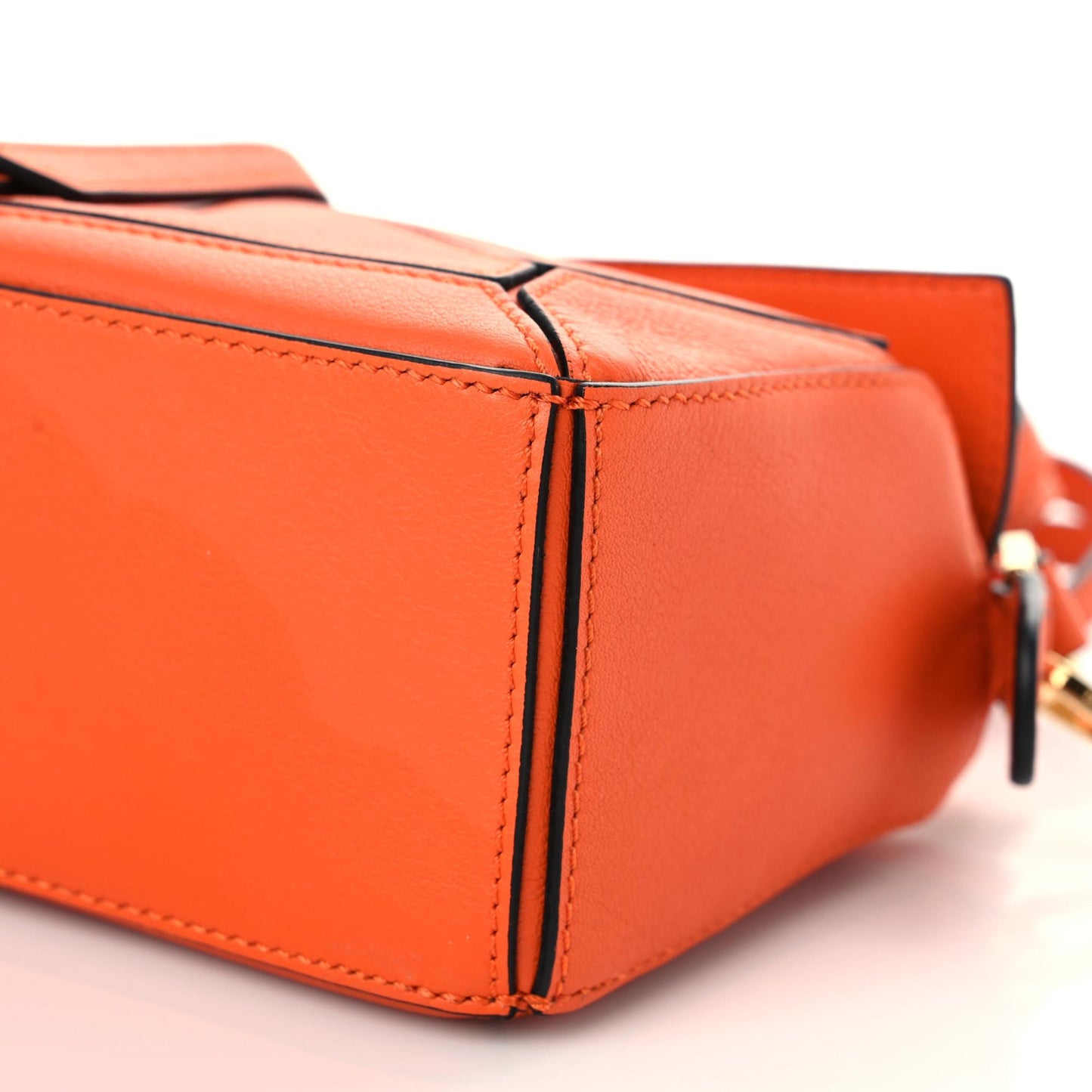 Calfskin Mini Puzzle Bag Orange