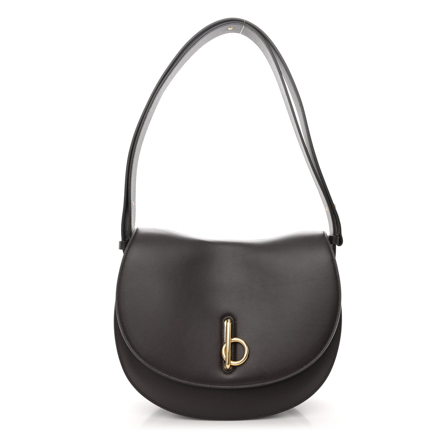 Calfskin Medium Rocking Horse Crossbody Brown