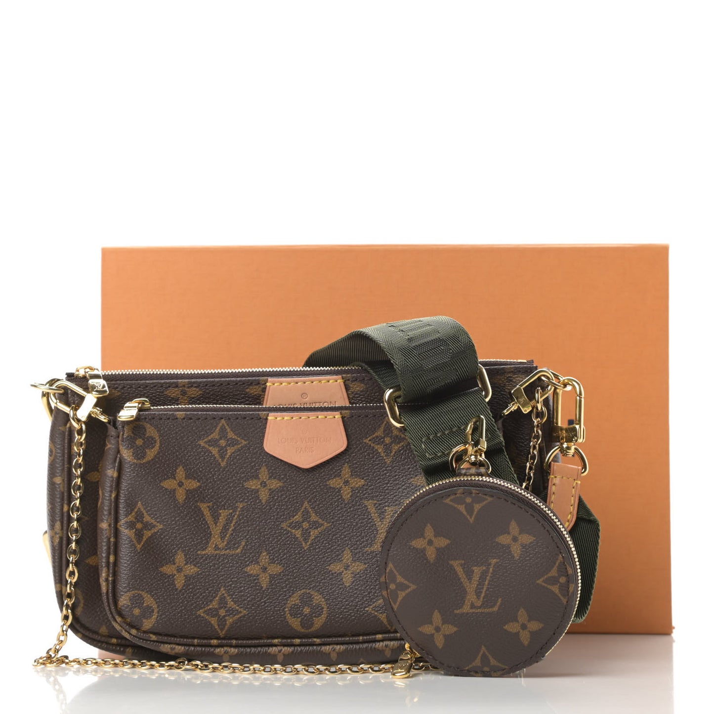Monogram Multi Pochette Accessories Kaki