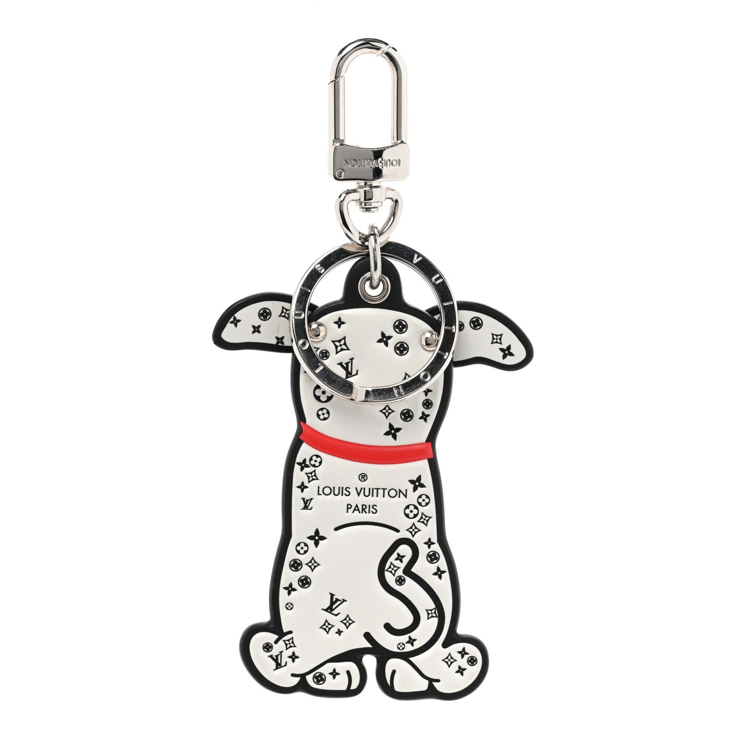 Calfskin Dalmata Bag Charm Key Holder