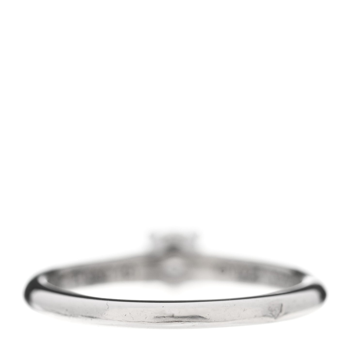 Platinum Diamond .21ct Solitaire 1895 Engagement Ring 49 4.75