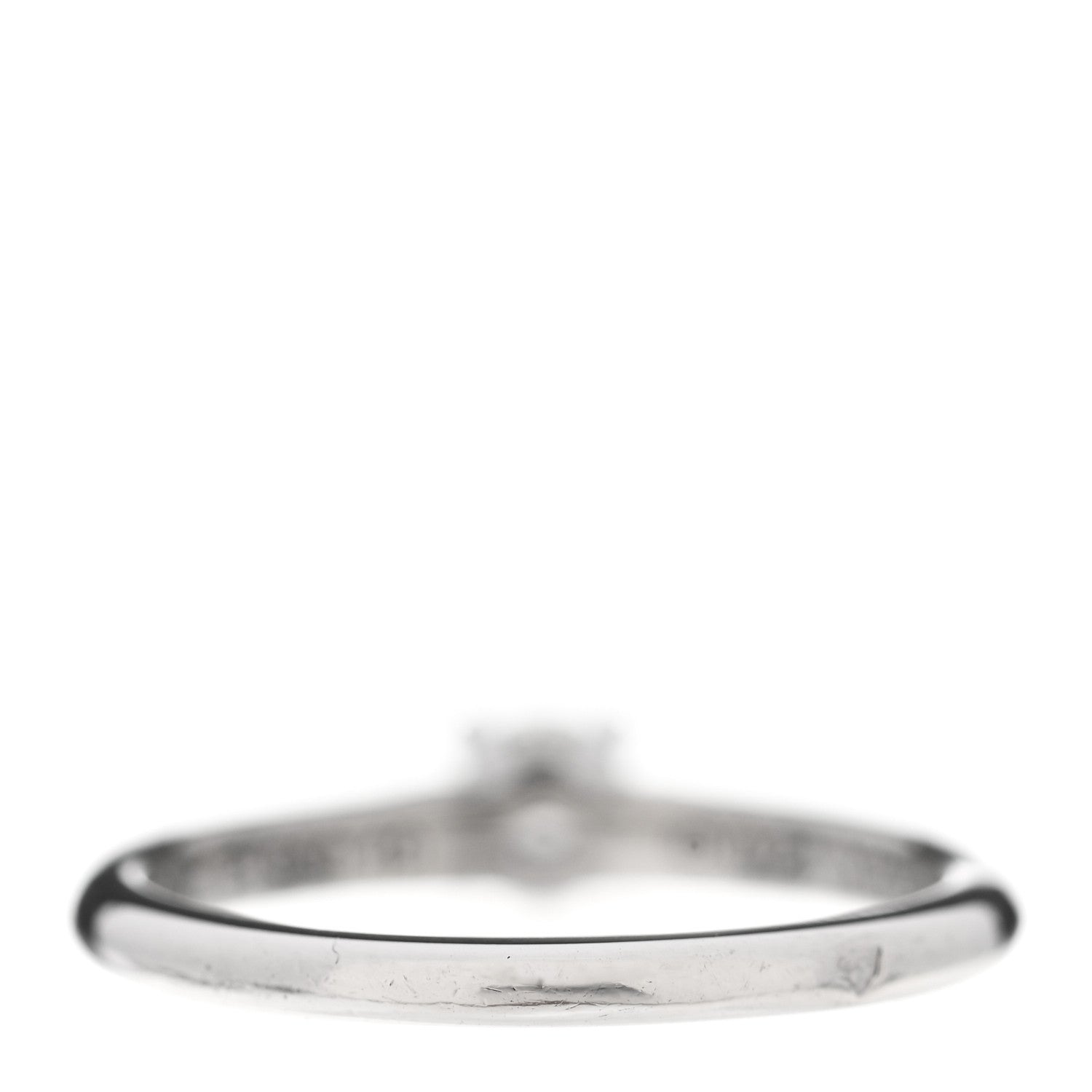 Cartier Platinum Diamond .21ct Solitaire 1895 Engagement Ring 49 4.75 4 of 8