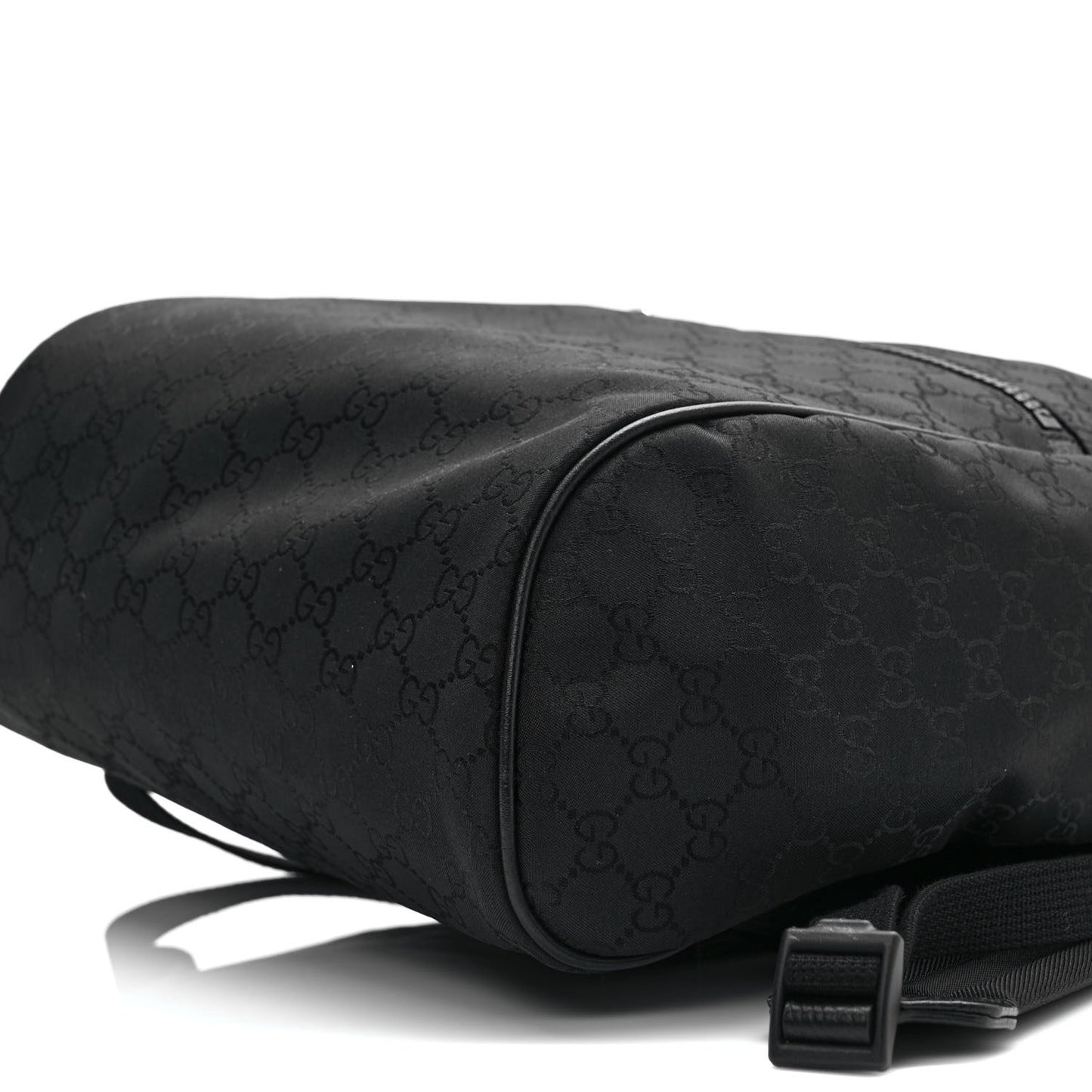 Nylon Monogram Slim Backpack Black