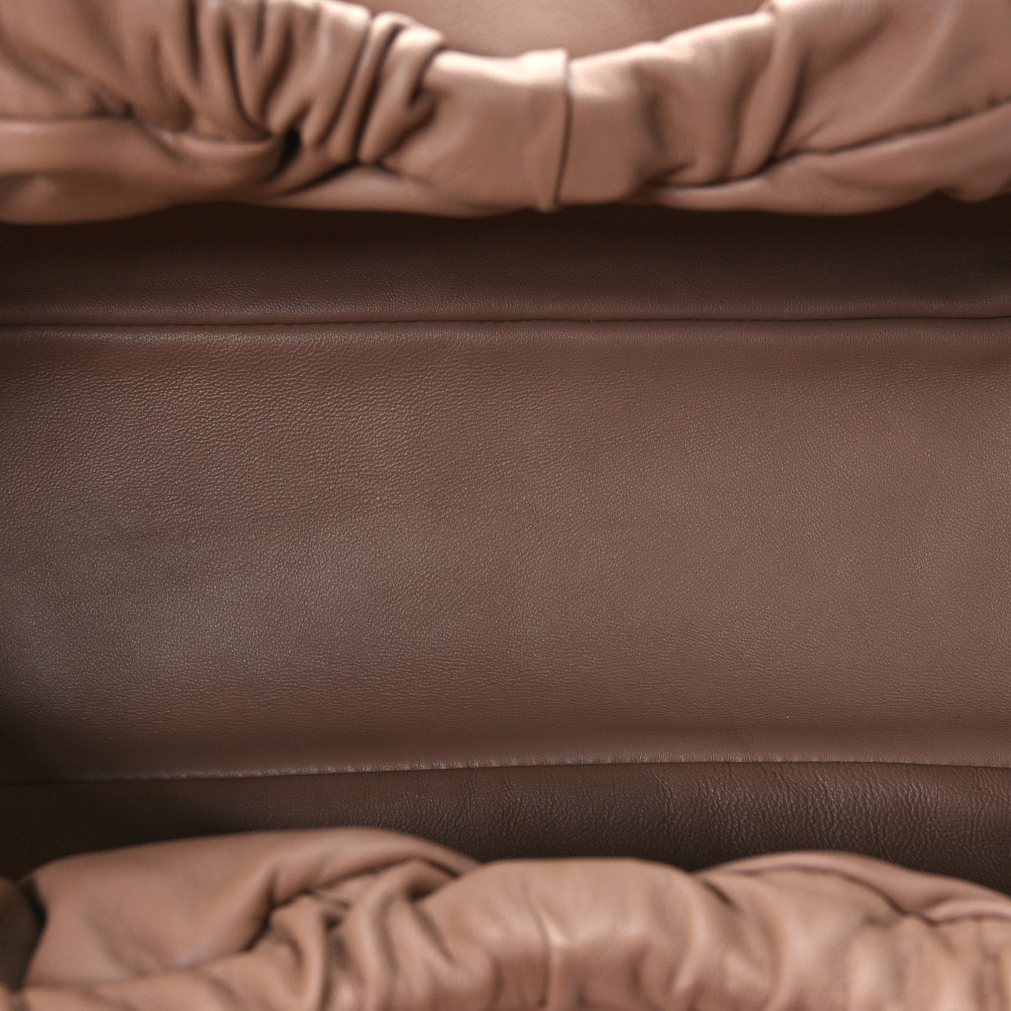 Lambskin Cloud Clutch Biscotto