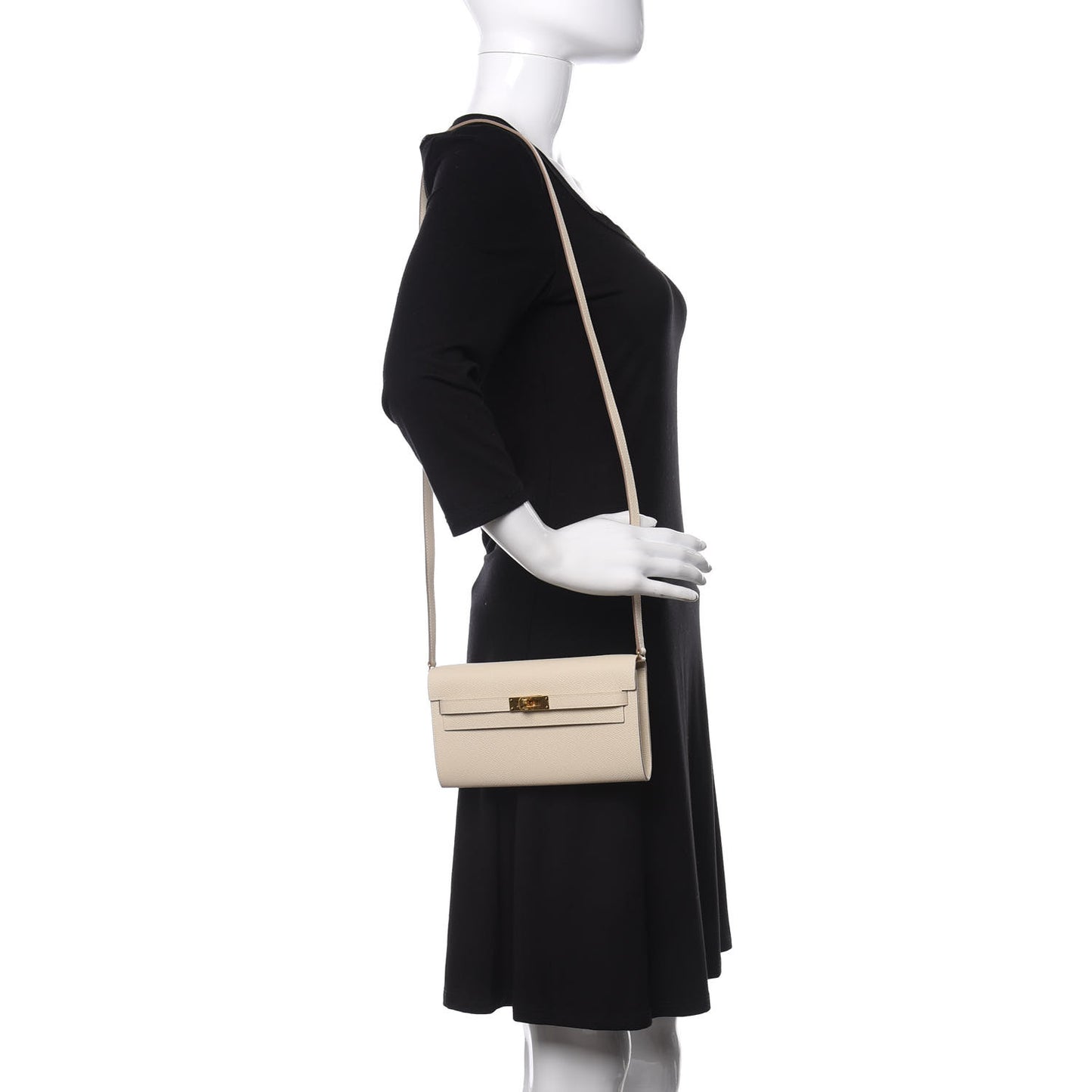 Epsom Kelly Wallet To Go Craie