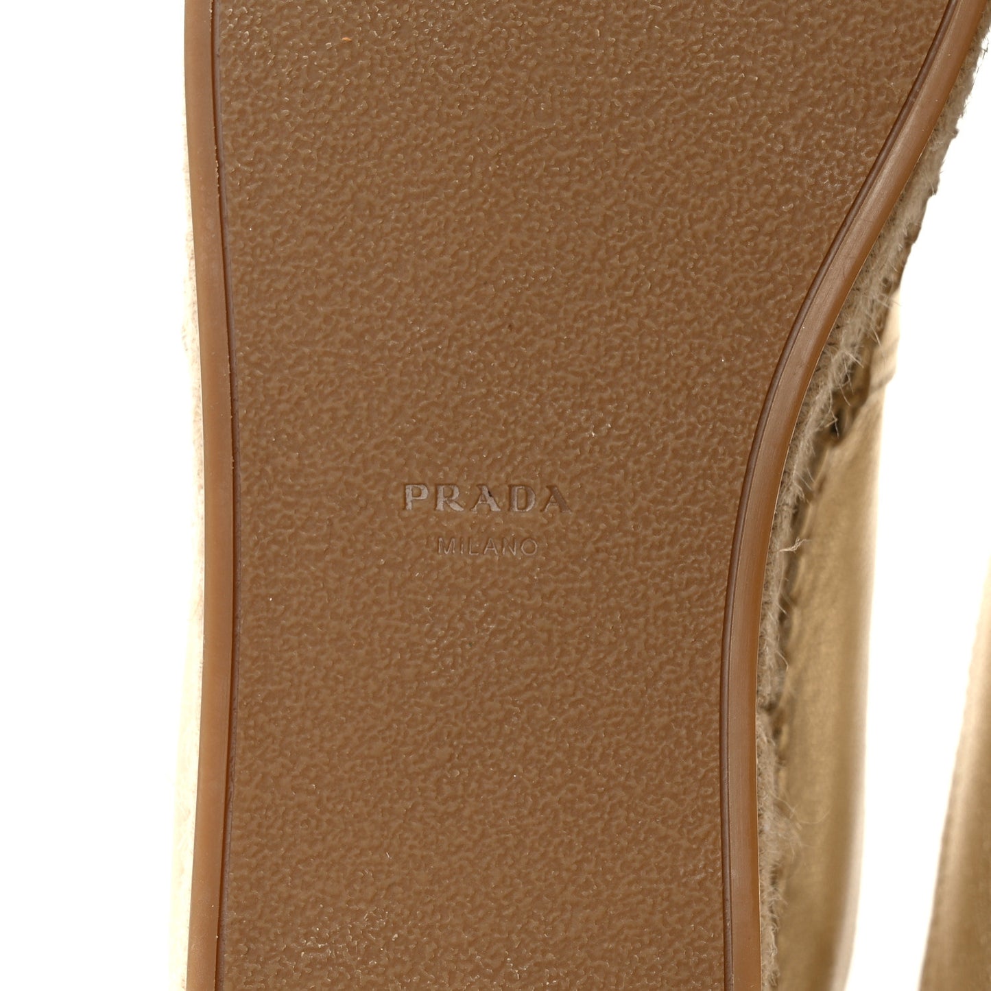 Metallic Nappa Logo Cap Toe Platform Espadrilles 39 Pirite