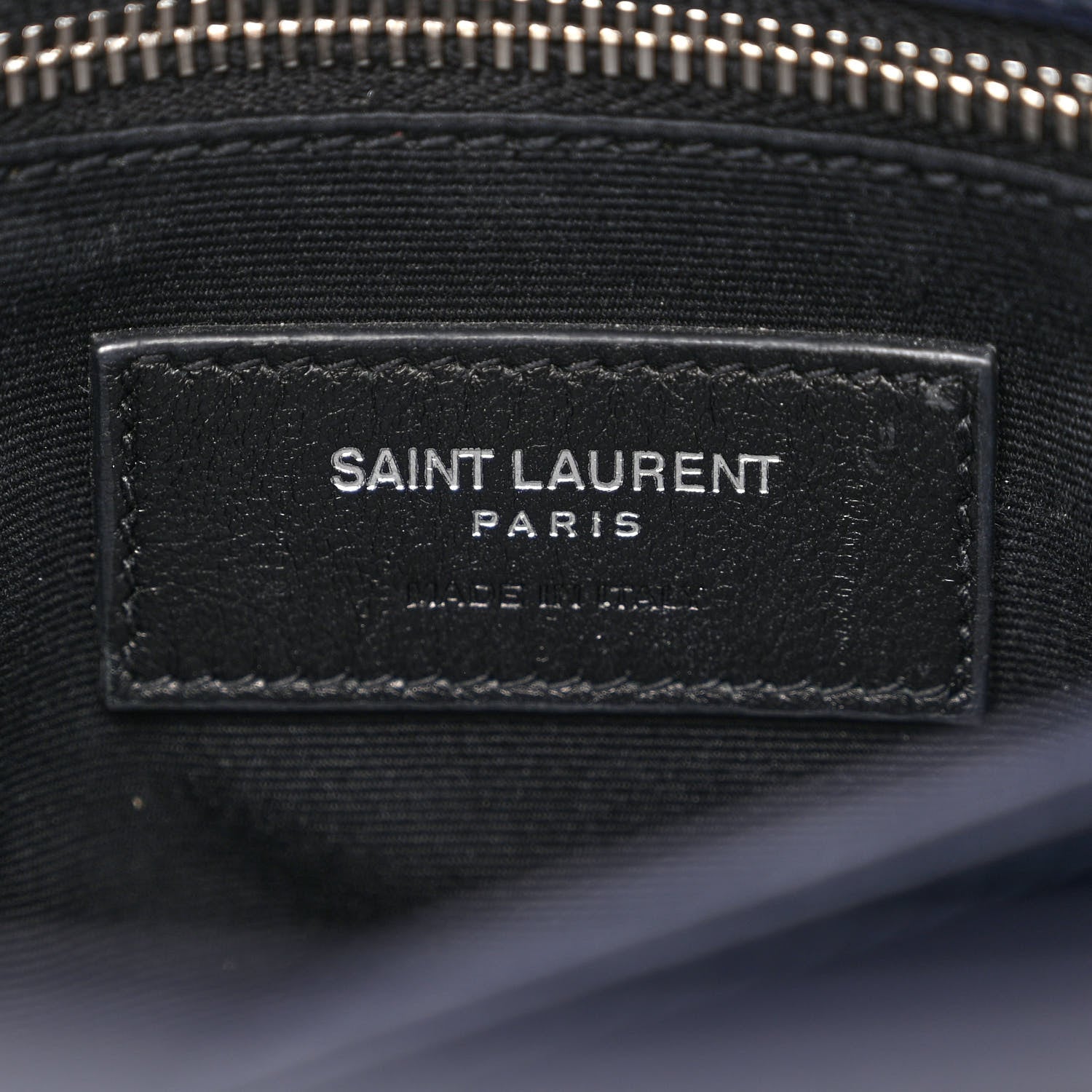 Saint Laurent Calfskin Y Quilted Monogram Toy Loulou Chain Satchel Medium Blue 6 of 13