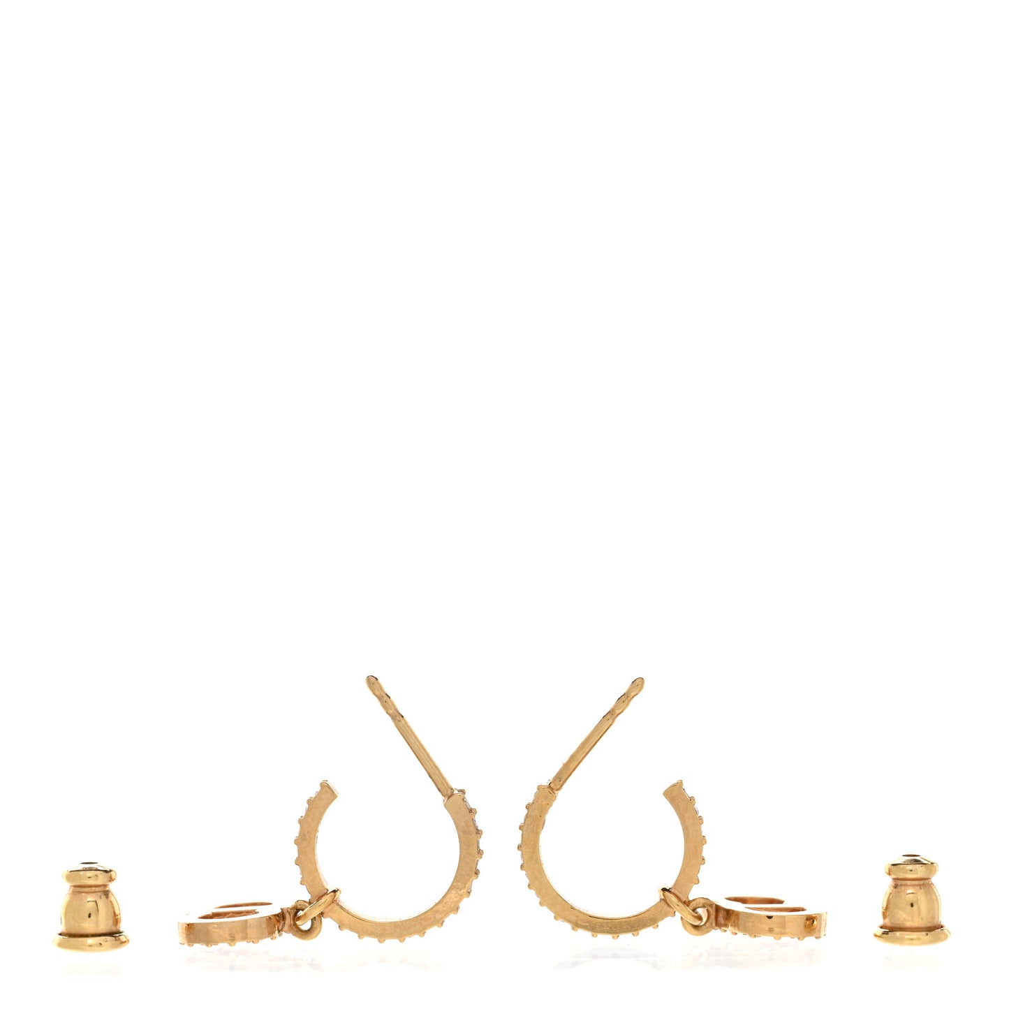 Crystal Clair D Lune Hoop Earrings