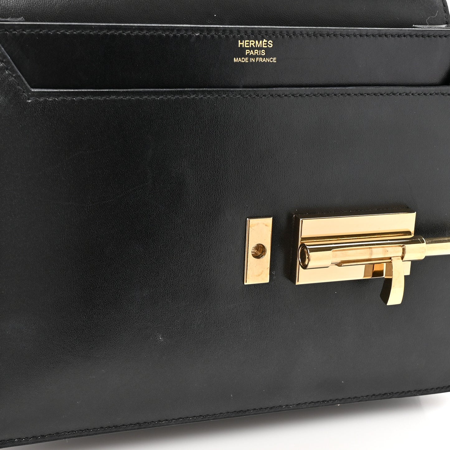 Box Verrou Clutch Black