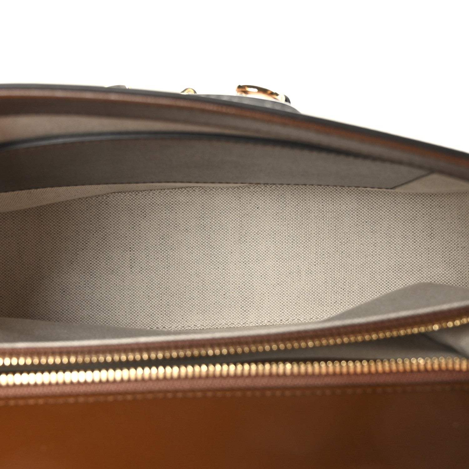 Gucci Azalea Calfskin Web Horsebit 1955 Shoulder Bag Brown Sugar 5 of 9