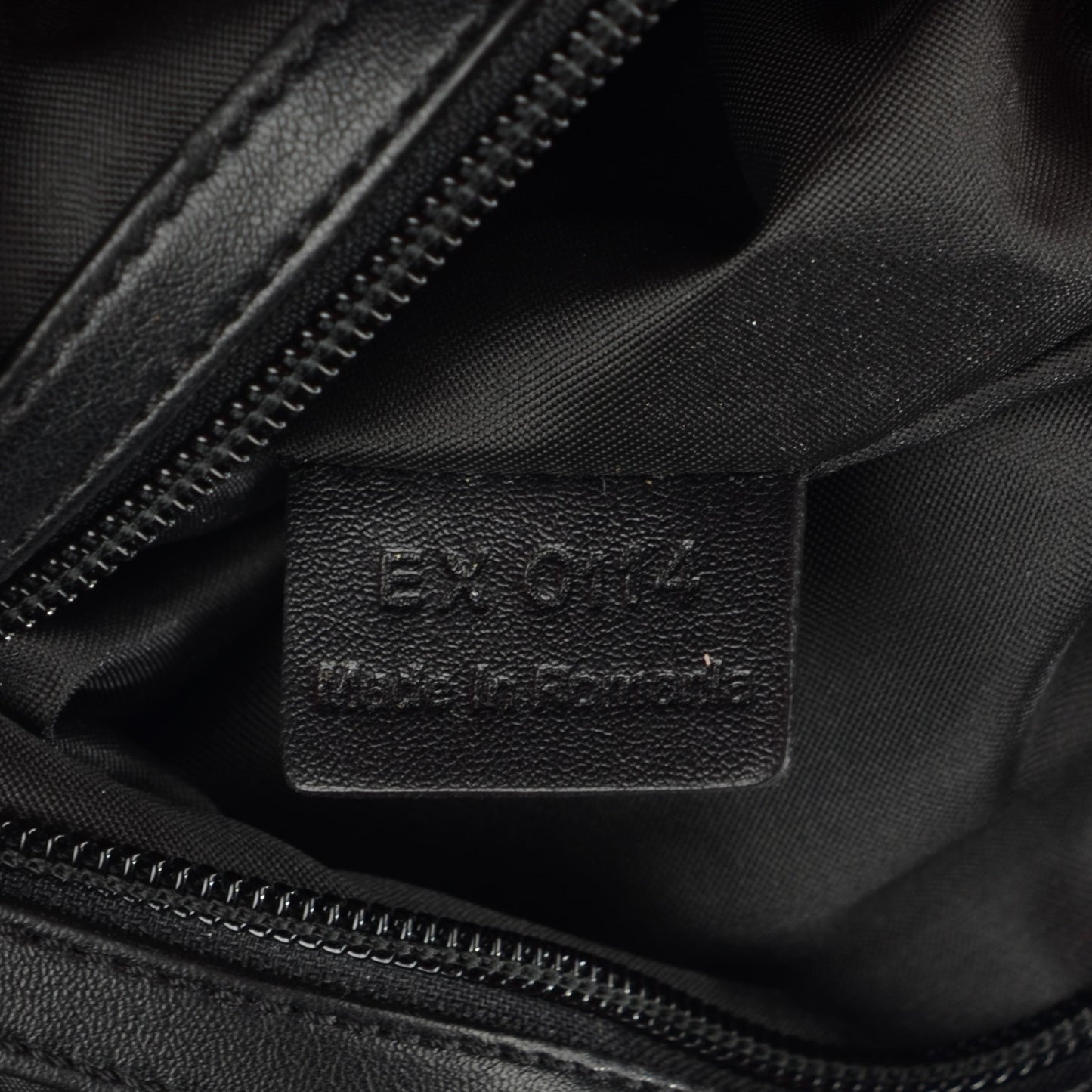 Nylon Rottweiler Print Backpack Black
