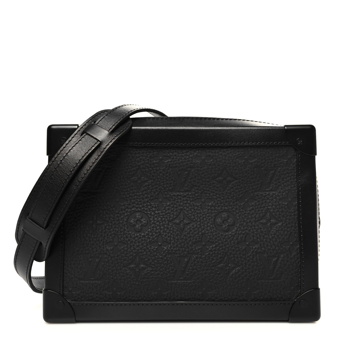 Taurillon Monogram Solar Ray Soft Trunk Black