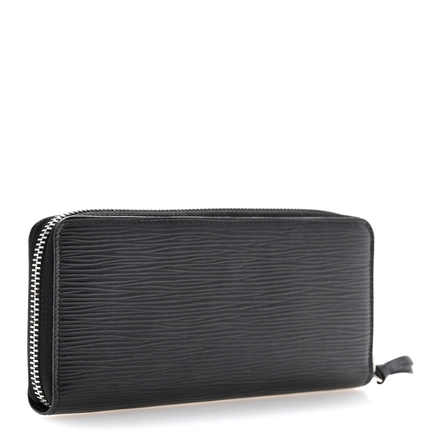 Louis Vuitton Epi Clemence Wallet Black 3 of 9