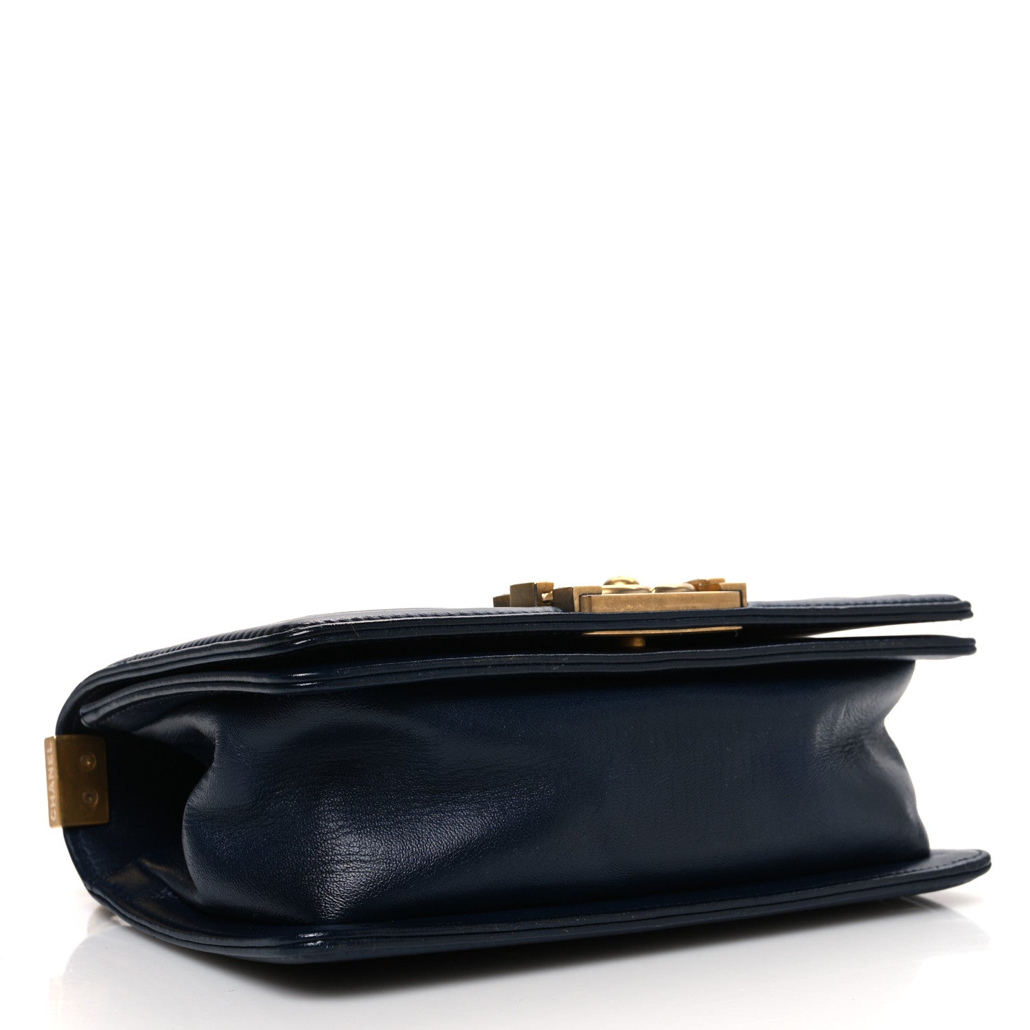 Chanel Calfskin Quilted Small Boy Flap Navy 4 of 11