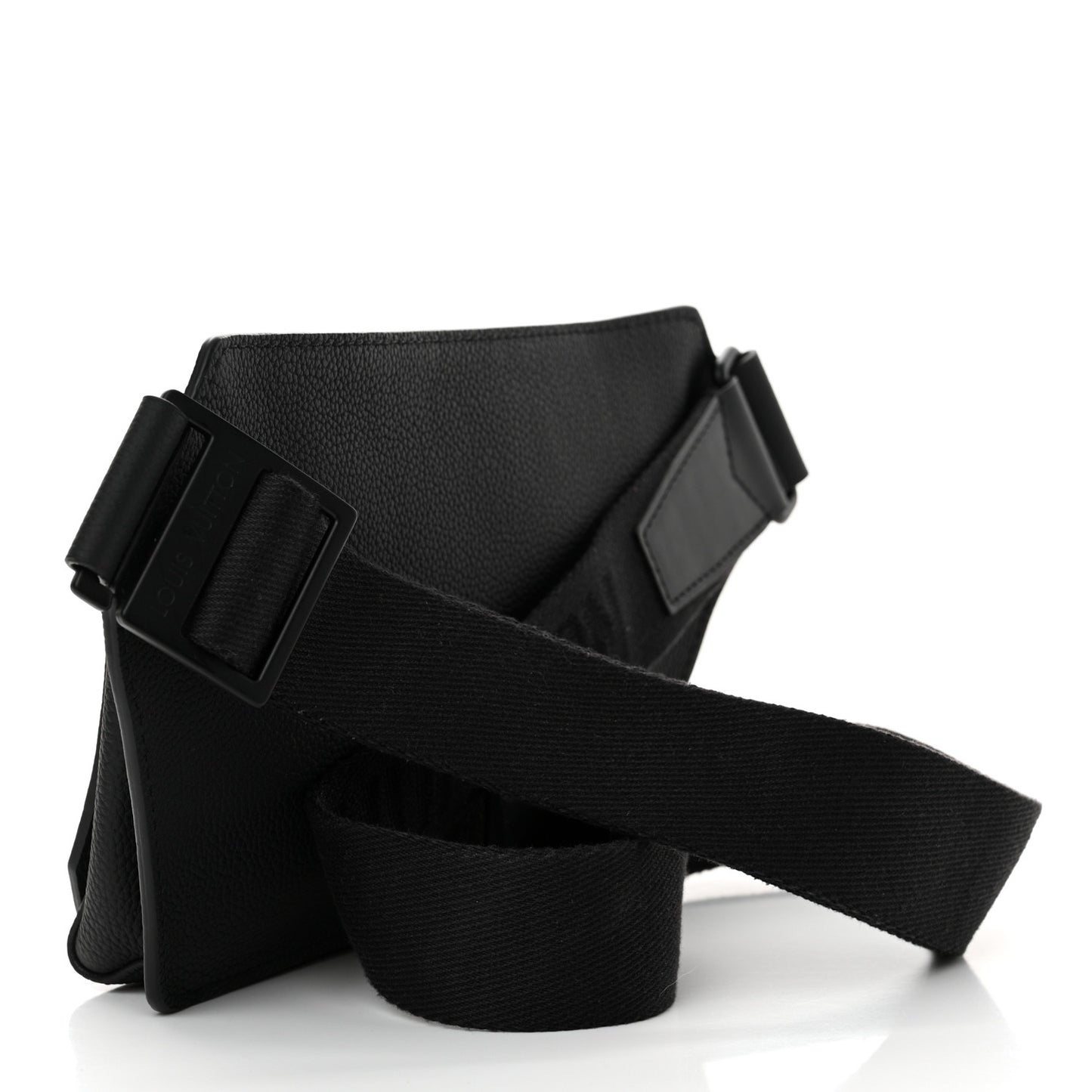Grained Calfskin Aerogram Takeoff Sling Black