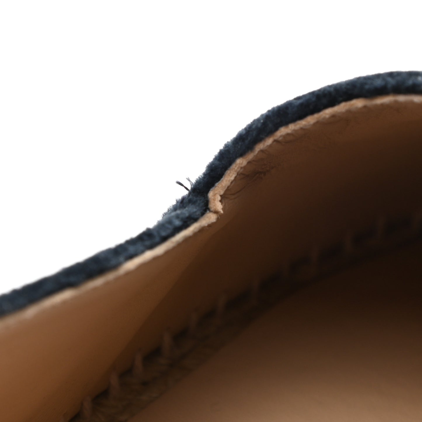 Velvet CC Espadrilles 39 Dark Navy Black