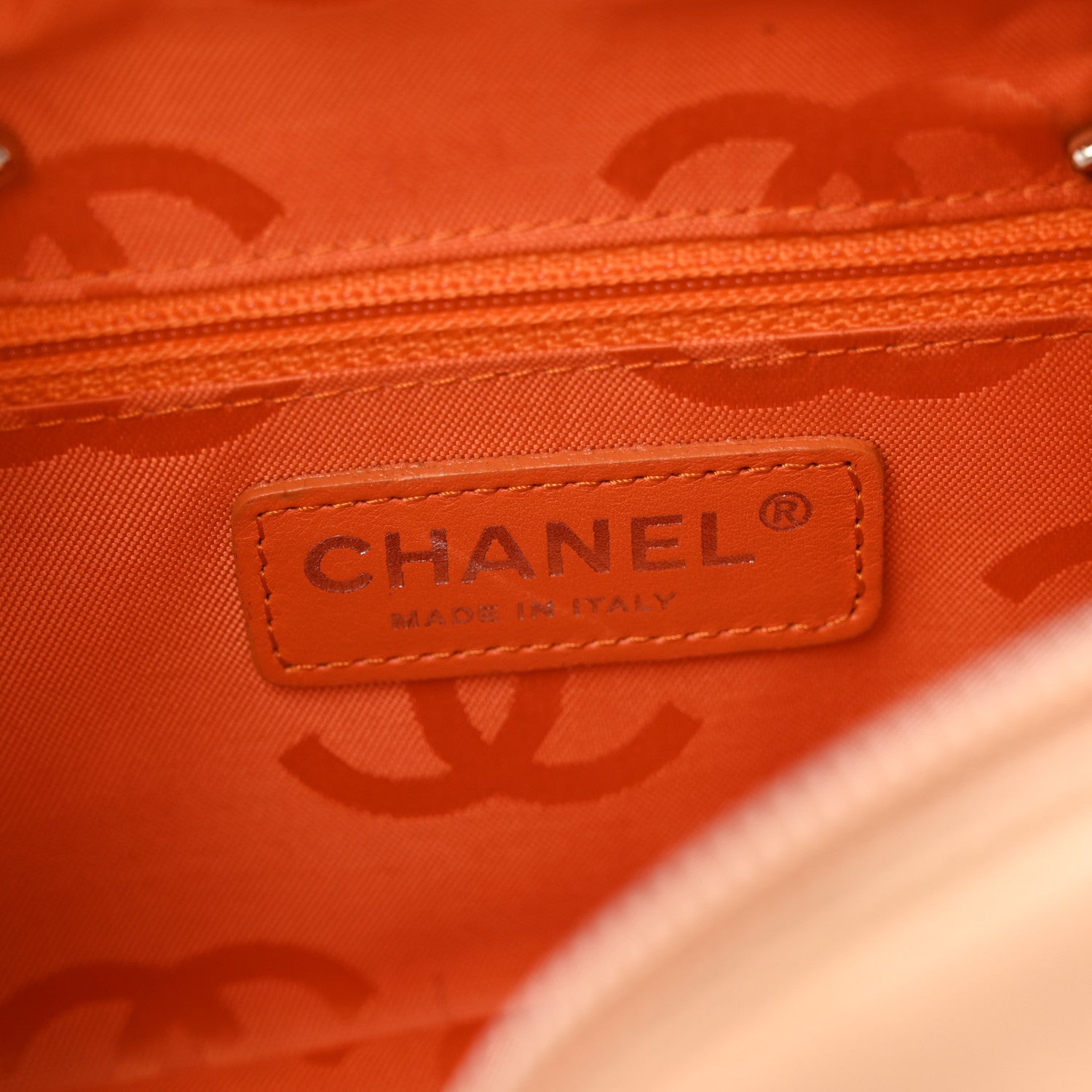 Chanel Calfskin Quilted Small Cambon Bowler Beige 6 of 12