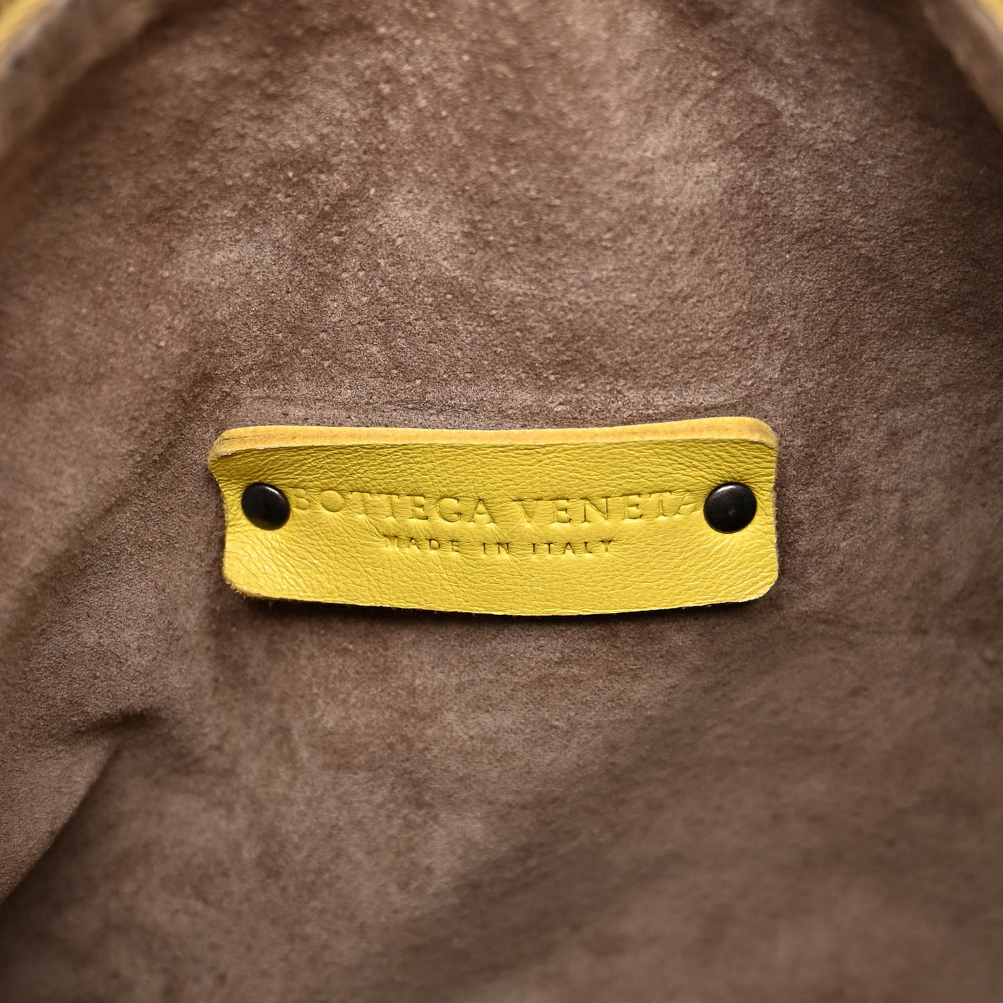 Nappa Intrecciato Small Shoulder Bag Chartreuse