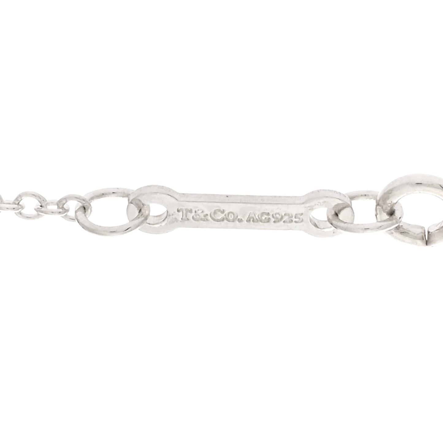 Sterling Silver Paloma's Graffiti Love and Kisses Pendant Necklace