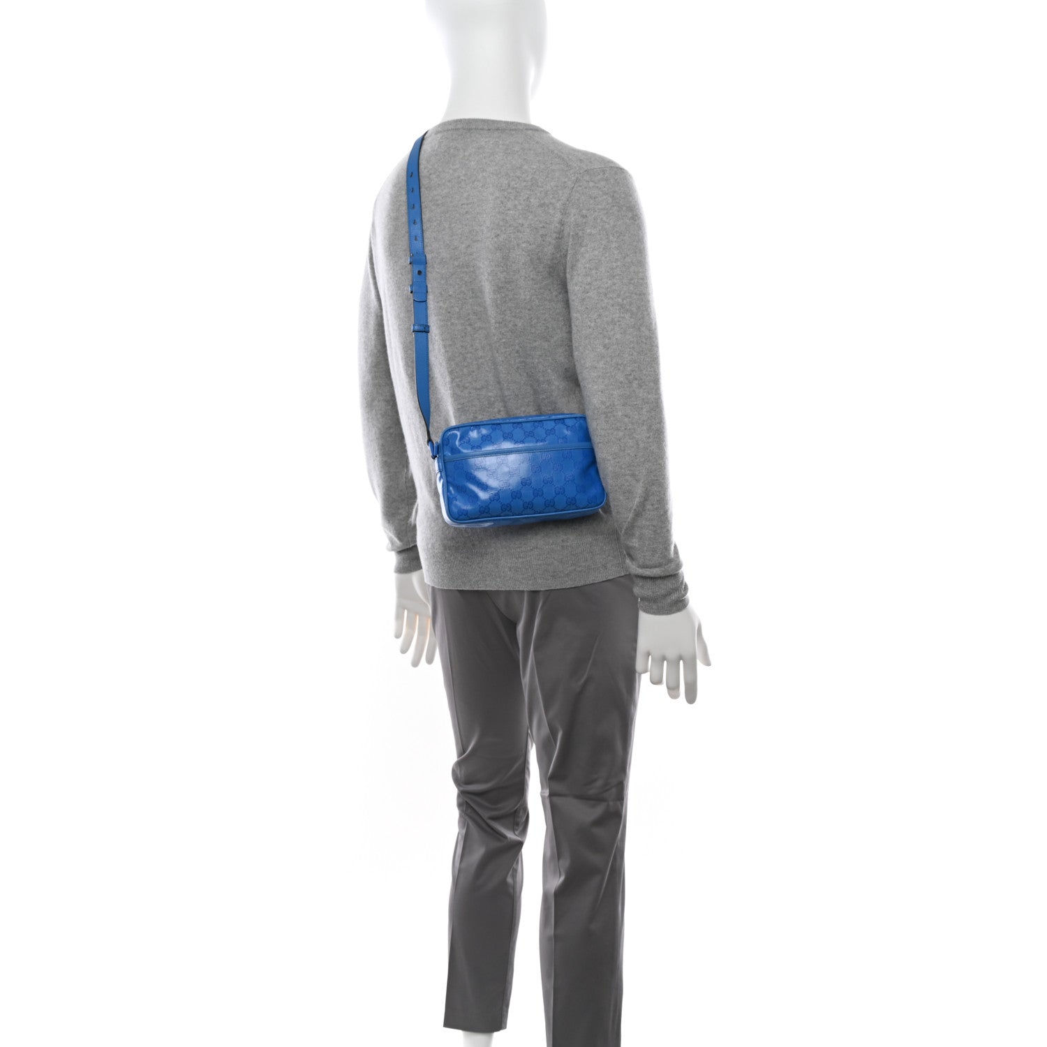 Gucci GG Crystal Monogram Mini Shoulder Bag Bright Splash 2 of 10