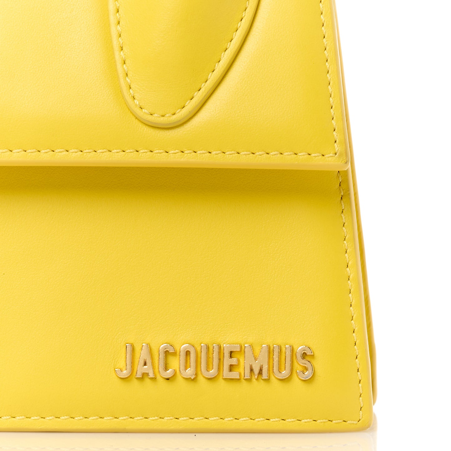 Smooth Calfskin Le Chiquito Noeud Yellow