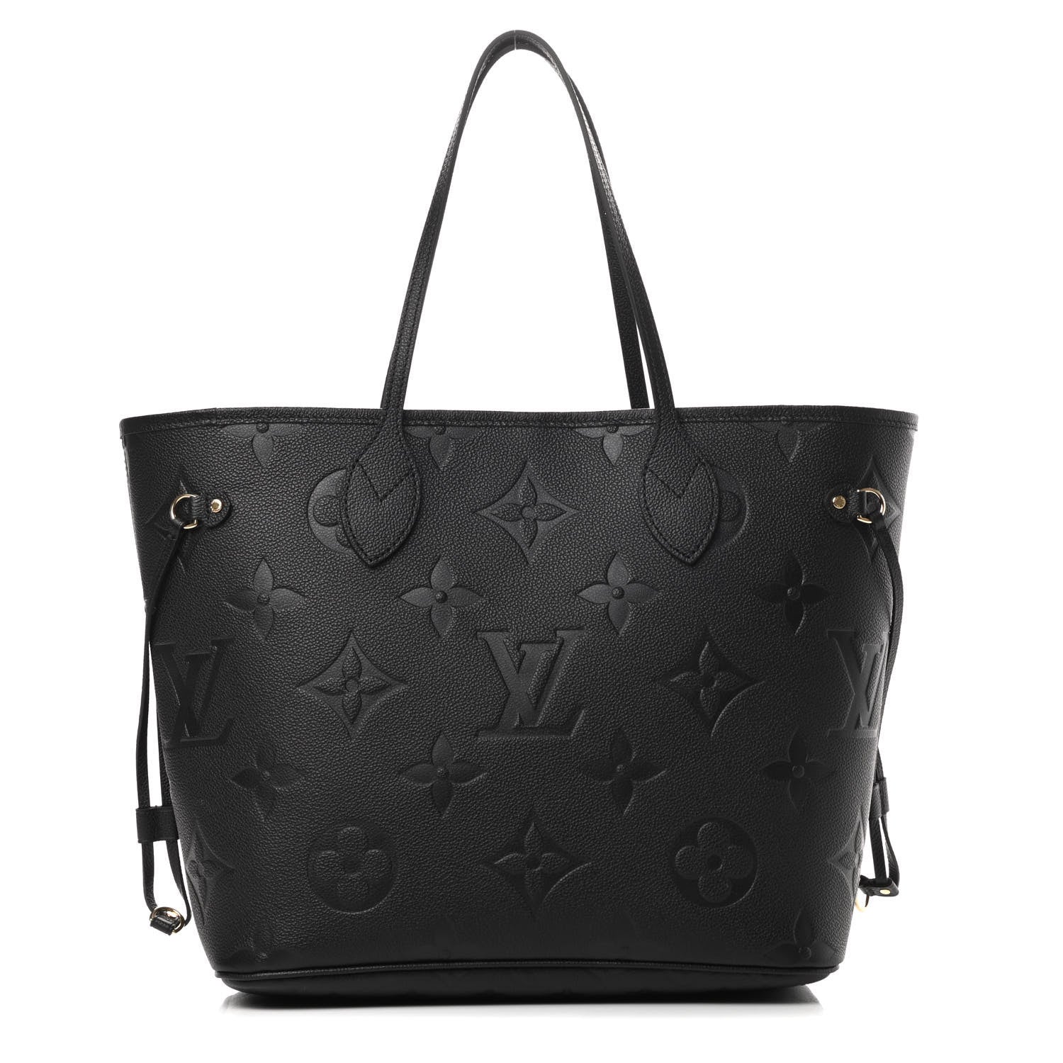 Louis Vuitton Empreinte Monogram Giant Neverfull MM Black 2 of 12