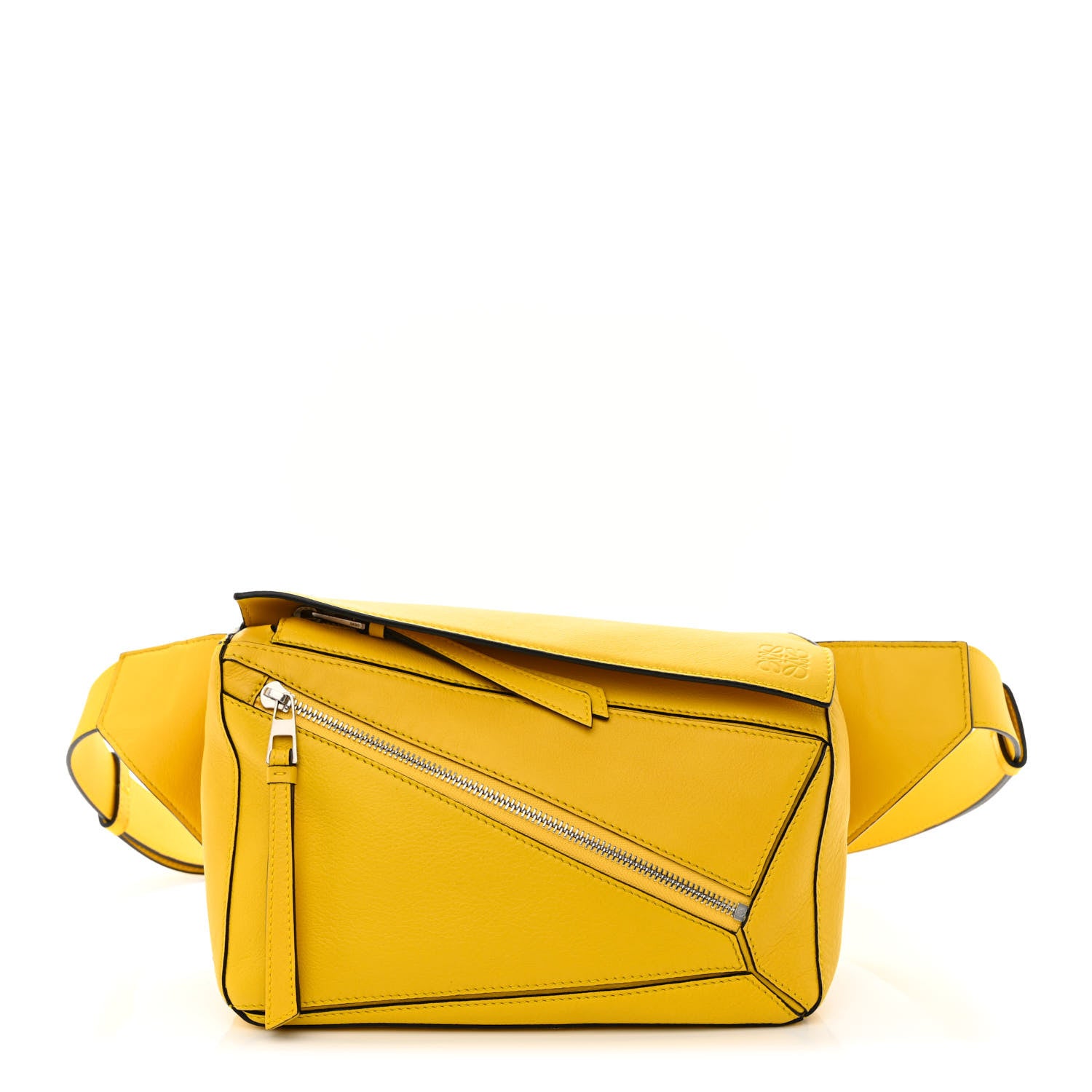 Loewe Calfskin Small Puzzle Bumbag Yellow 1 of 9