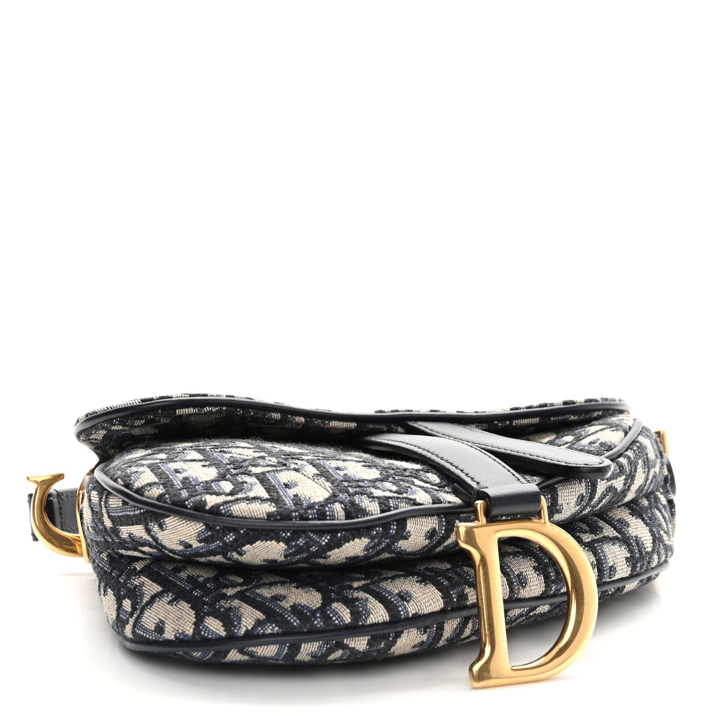 Oblique Mini Saddle Bag Blue