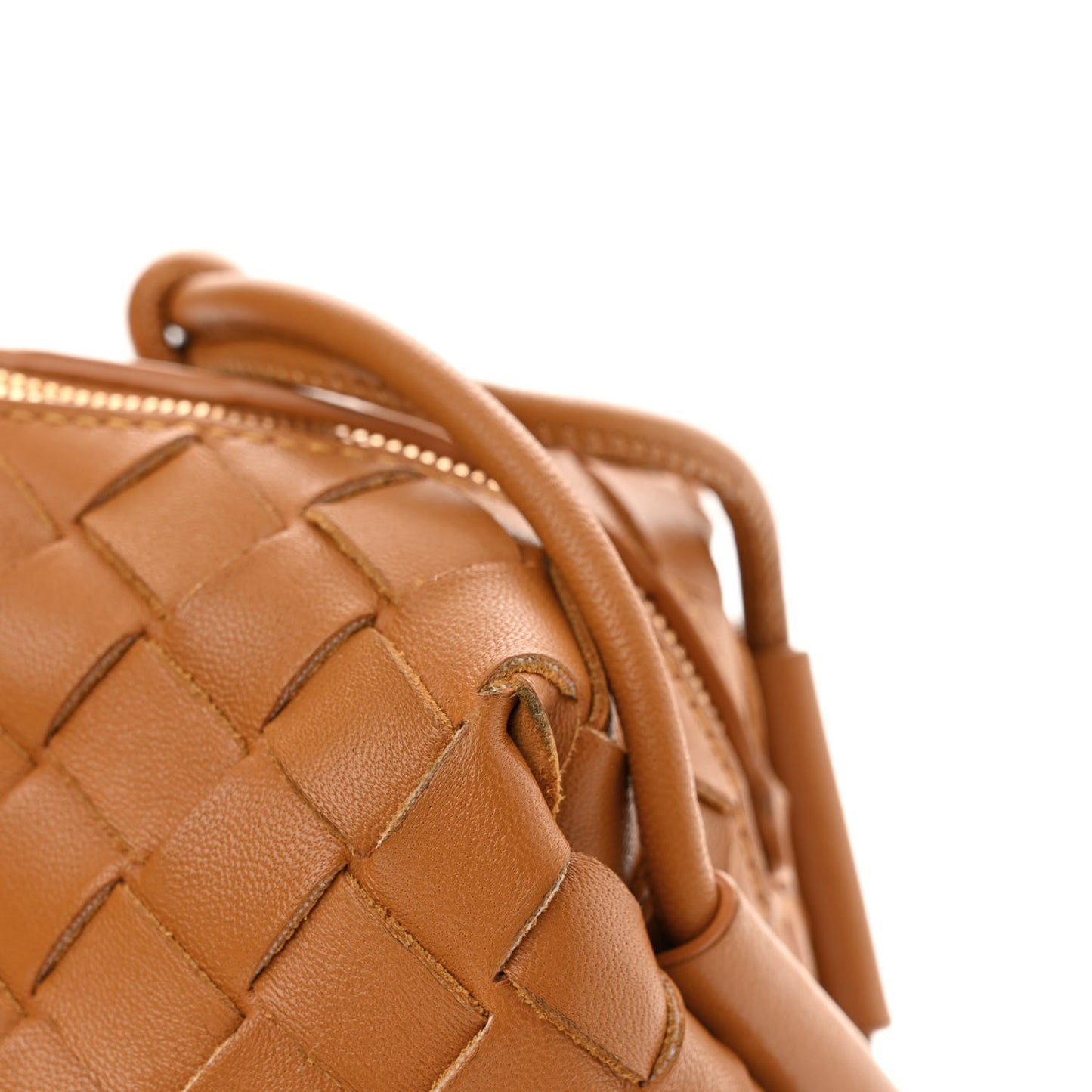 Nappa Intrecciato Small Loop Camera Bag Cob