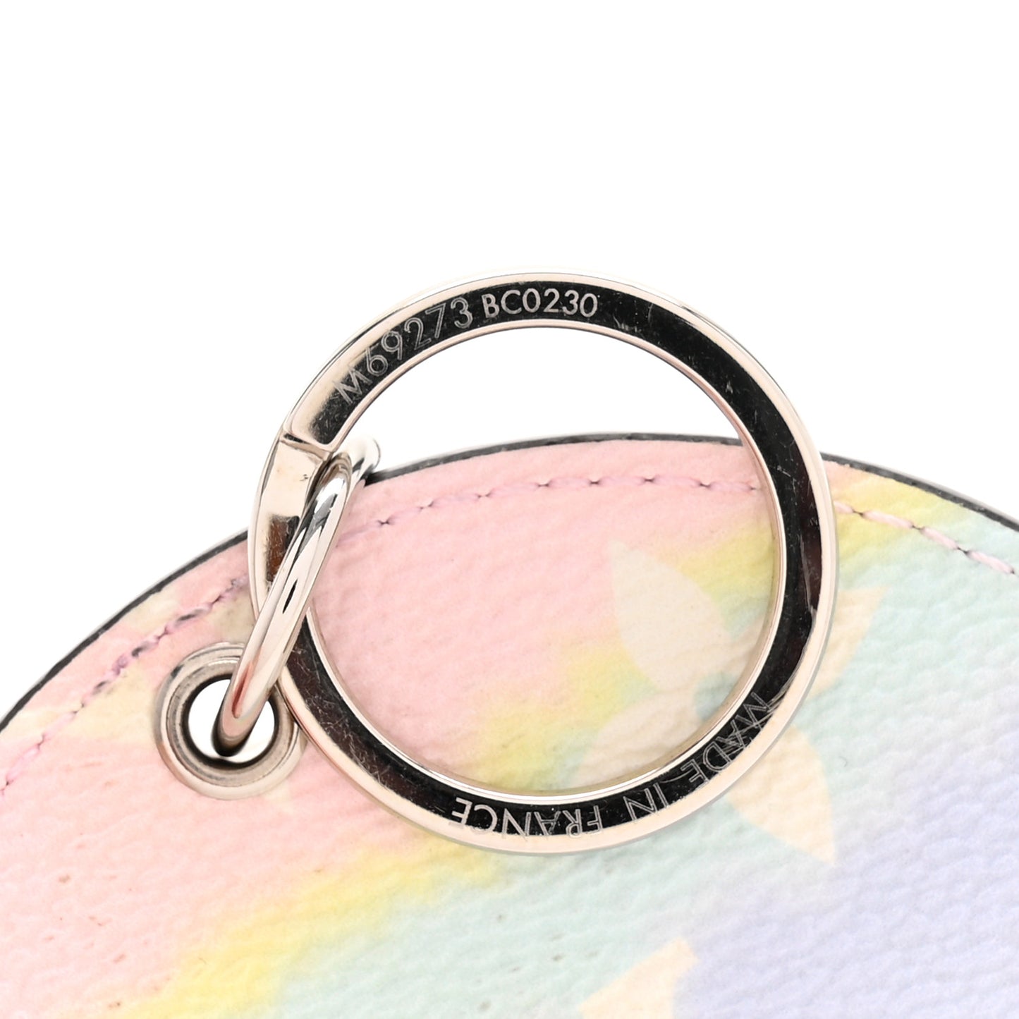 Monogram Escale Bag Charm Key Holder Pastel