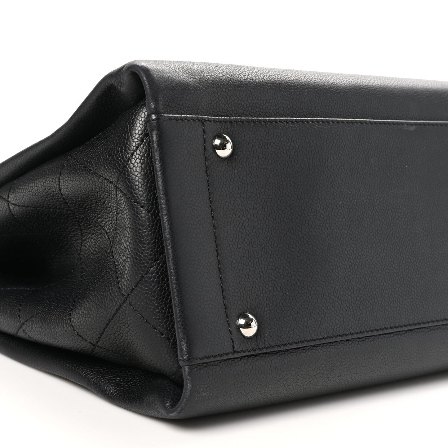 Caviar Executive Cerf Shopper Tote Black
