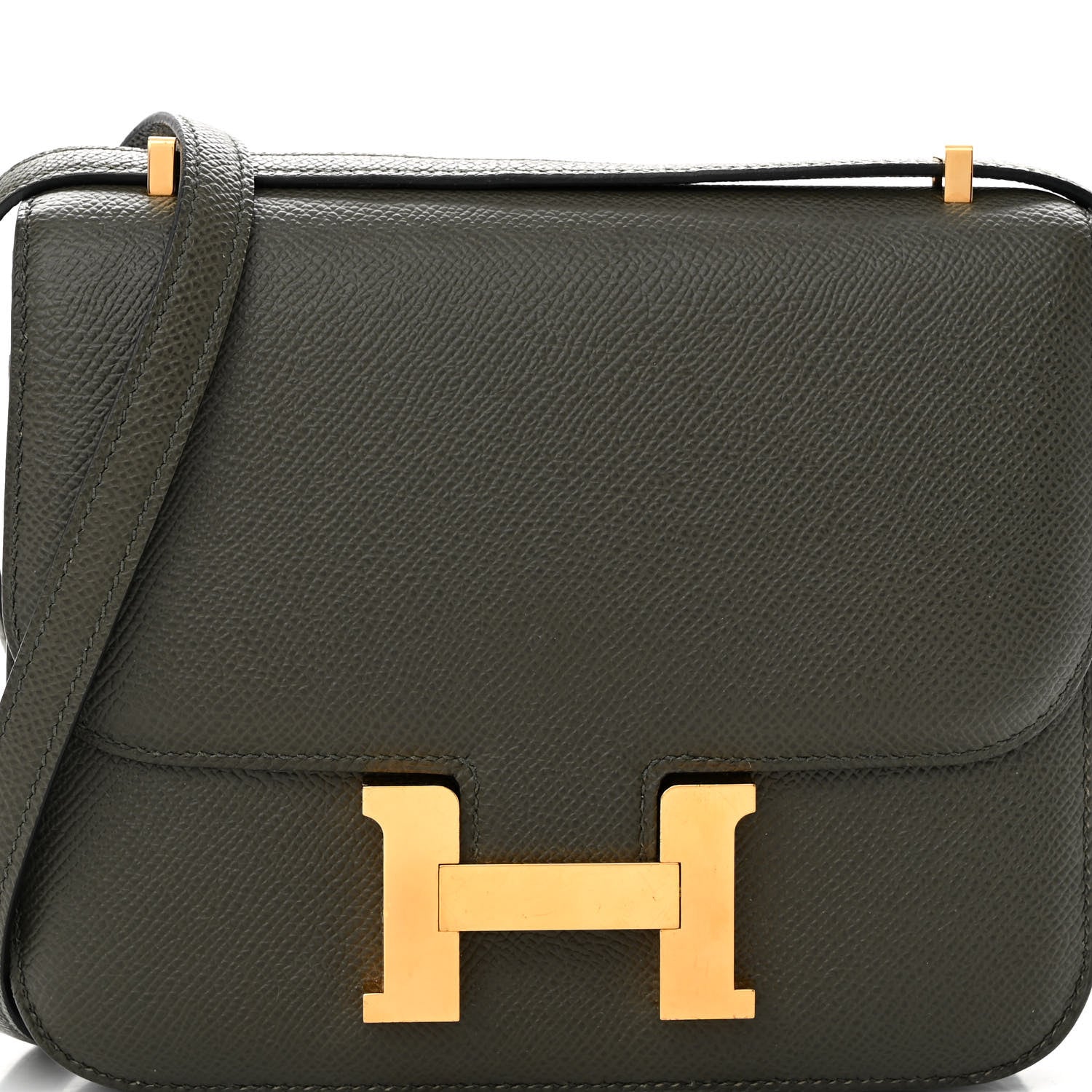 Hermes Epsom Constance 18 Vert De Gris 4 of 14
