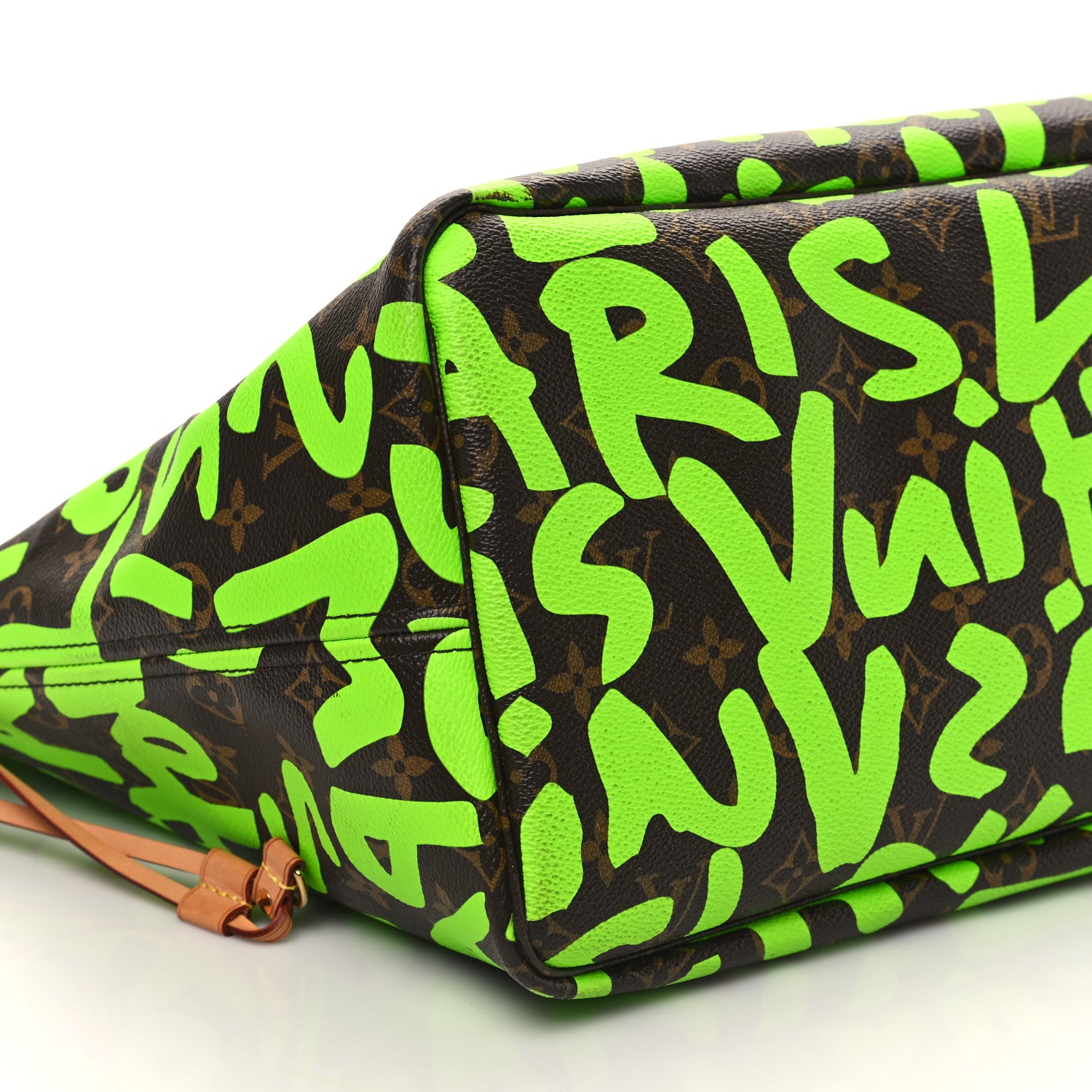 Louis Vuitton Monogram Graffiti Neverfull GM Green 9 of 14