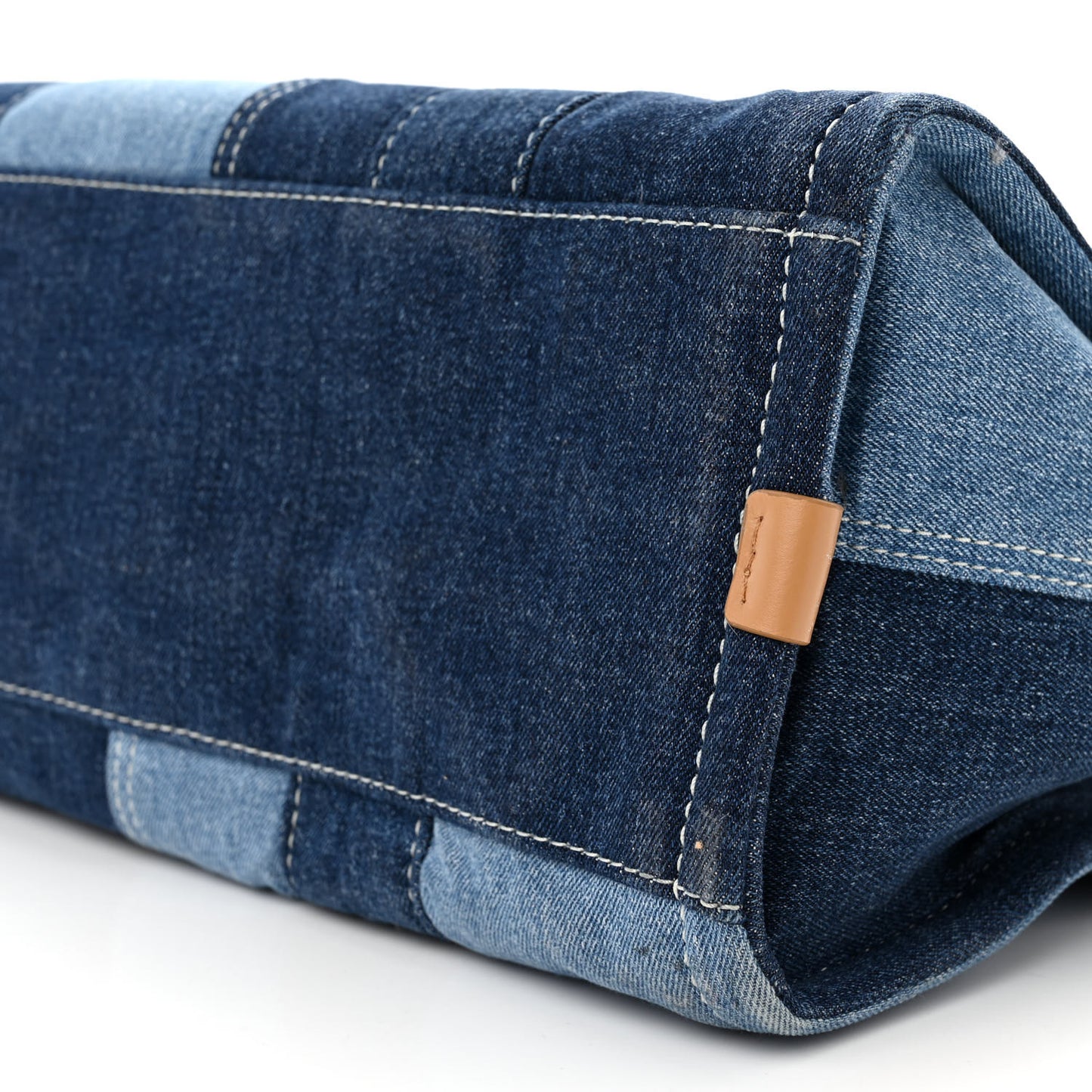 Denim Canvas Large The Tote Bag Blue
