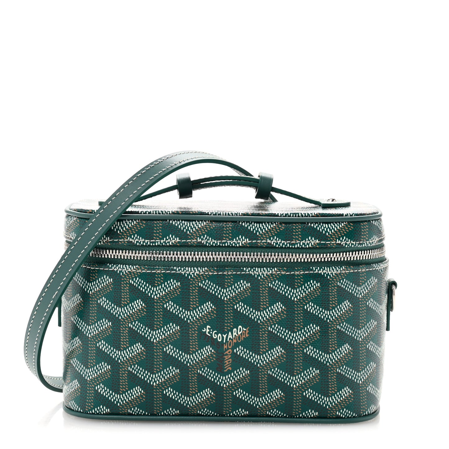 Goyardine Muse Mini Vanity Case Green