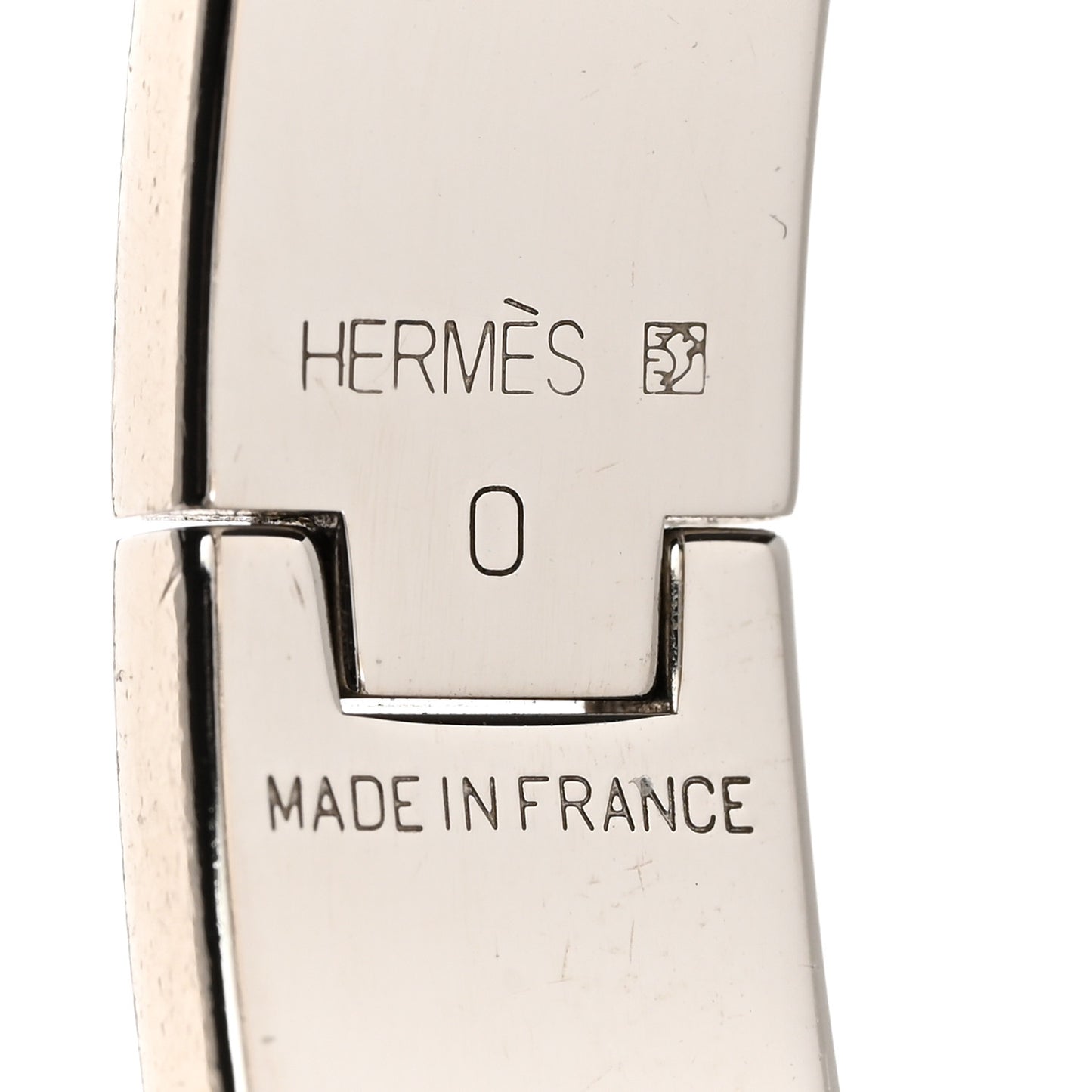 Enamel Narrow Clic Clac H Bracelet PM Black