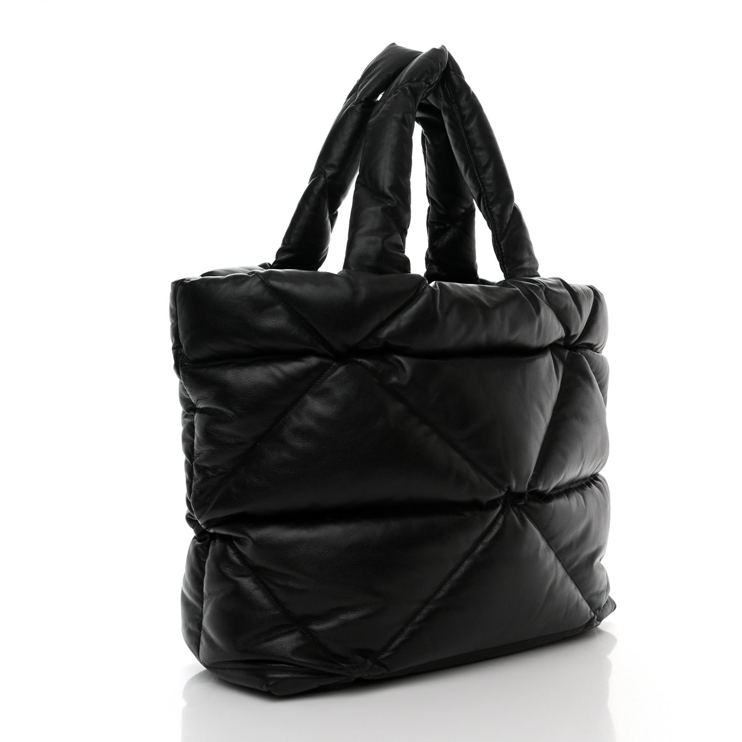 Nappa Padded System Tote Bag Black