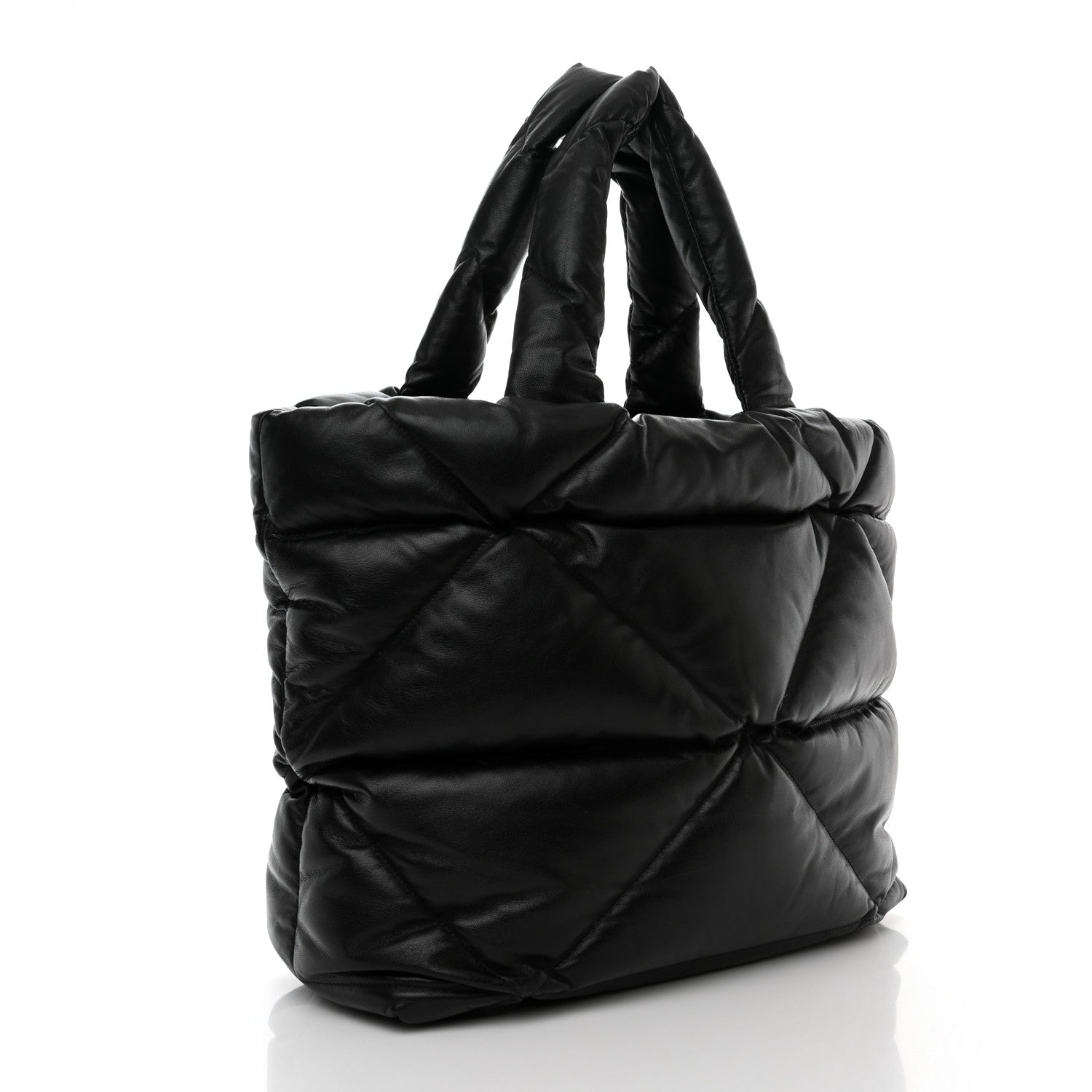 Prada Nappa Padded System Tote Bag Black 3 of 9