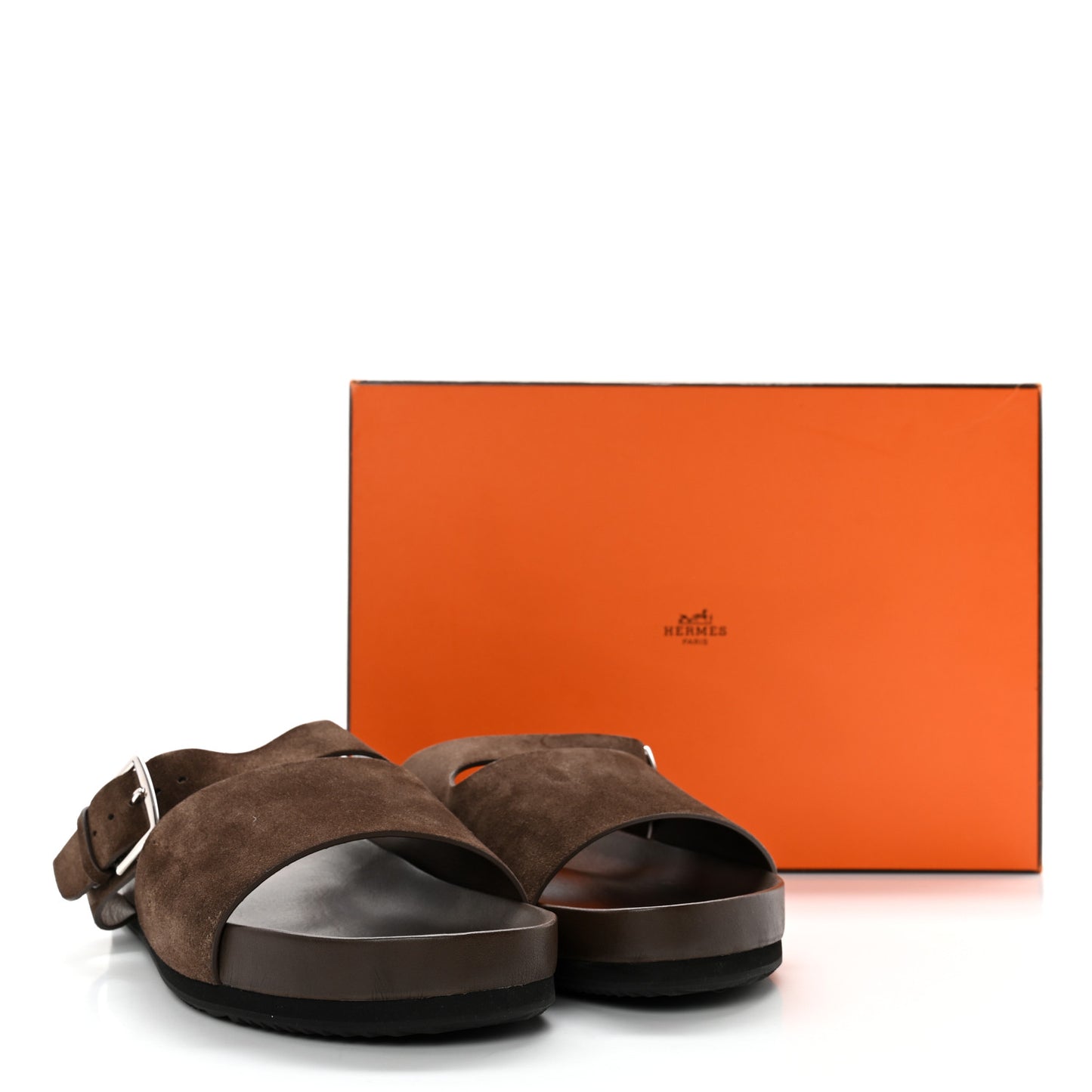 Suede Goatskin Mens Mumbai Sandals 44