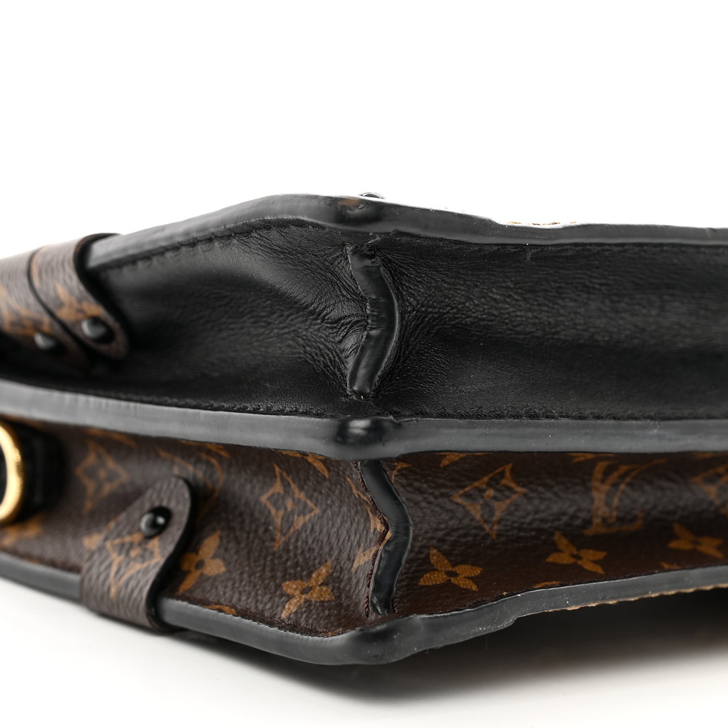 Reverse Monogram Trunk Clutch
