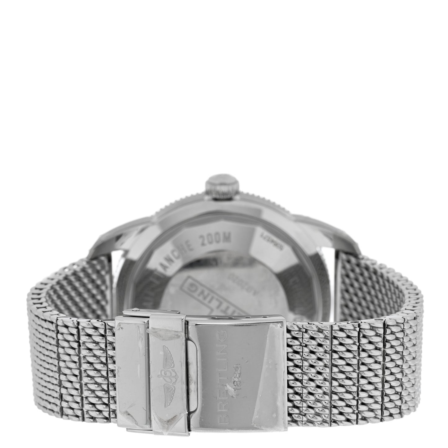 Stainless Steel 44mm Superocean Heritage II B20 Automatic Watch Black AB2020121B1A1