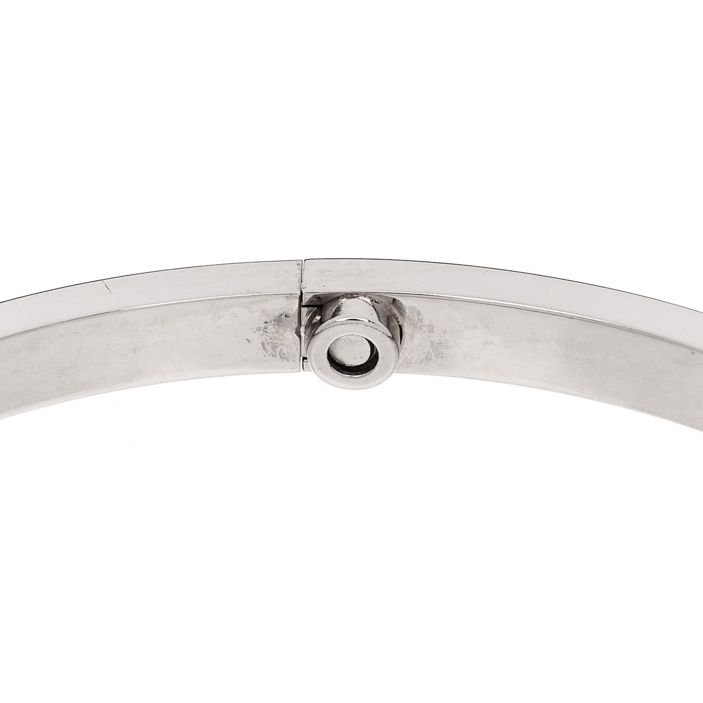 18K White Gold Small LOVE Bracelet 19
