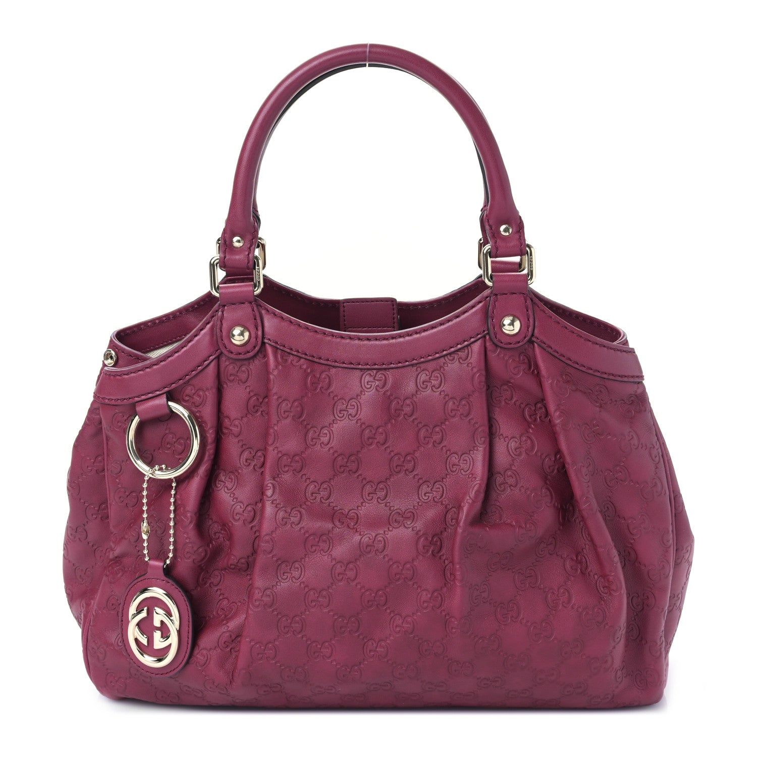 Gucci Guccissima Medium Sukey Tote Raspberry Candy 1 of 10