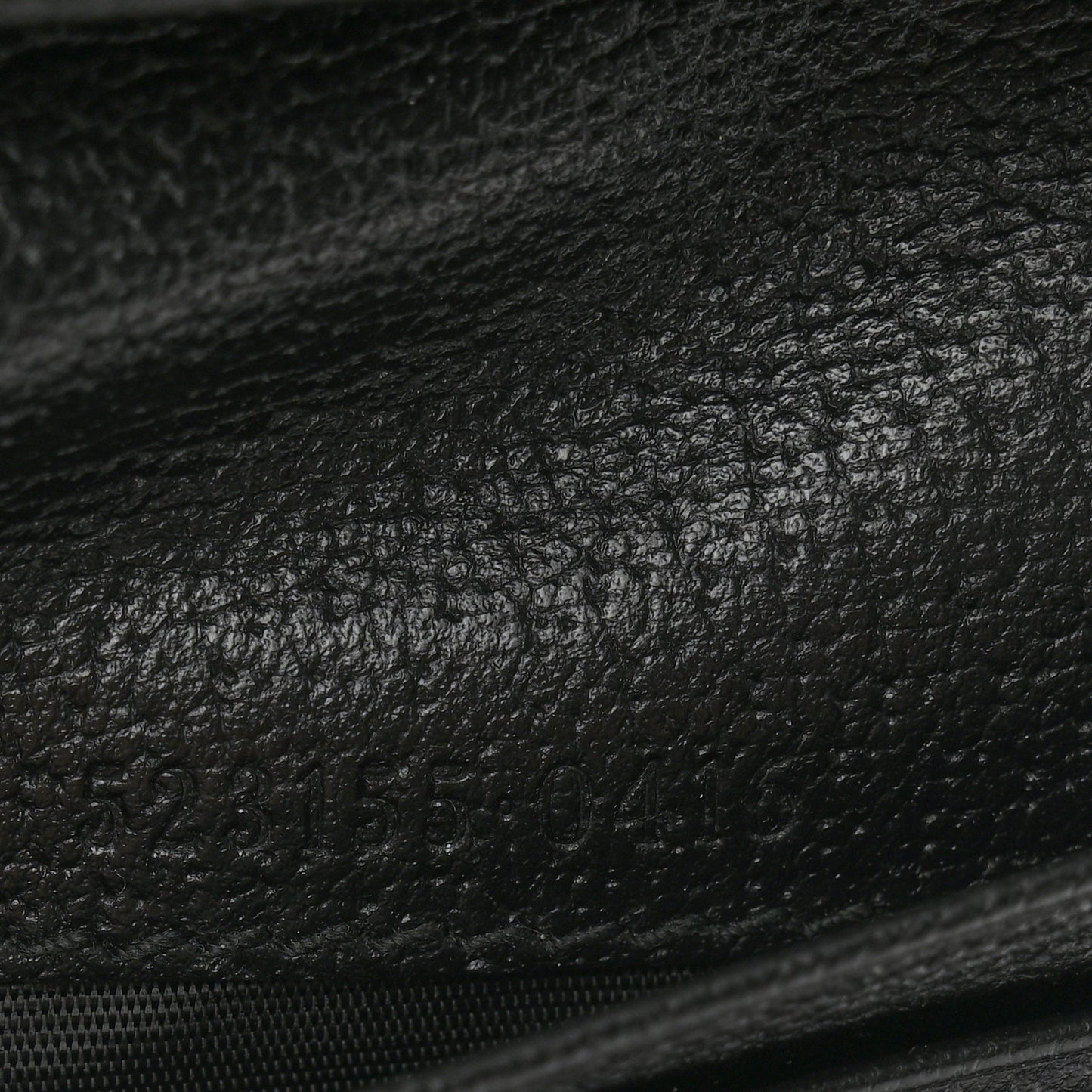 Calfskin Web Ophidia Card Case Black