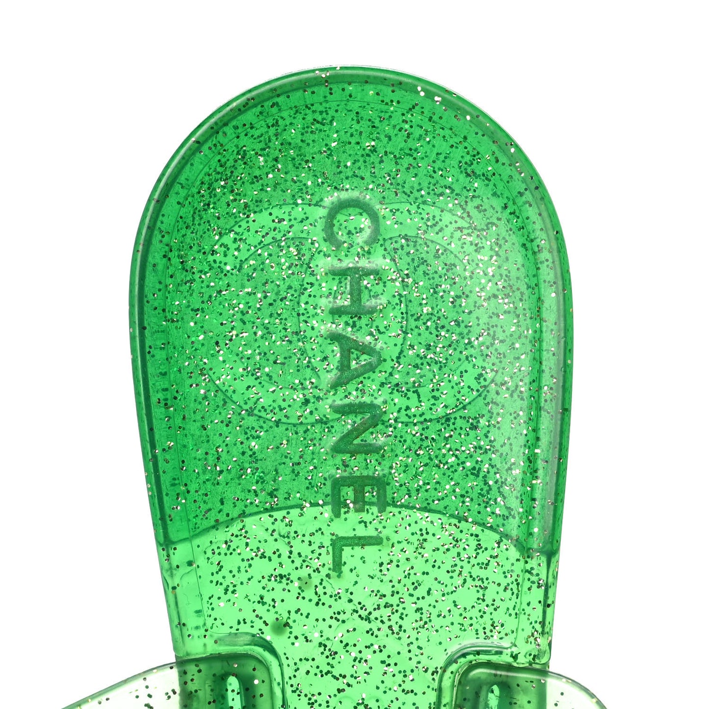 Jelly Camellia Glitter Thong Sandals 39 Green