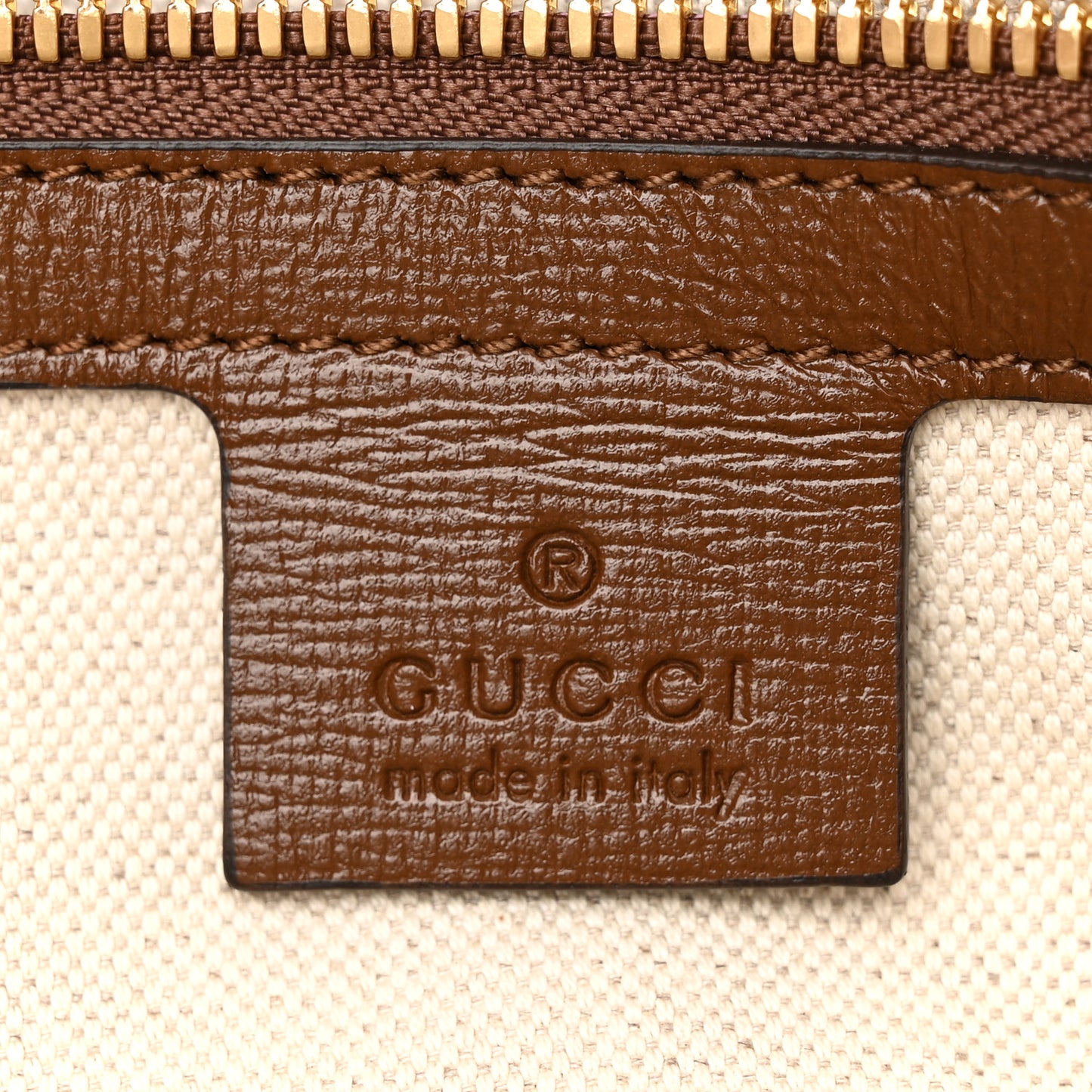 GG Supreme Monogram Azalea Calfskin Horsebit 1955 Duffle Bag Beige Ebony Brown Sugar